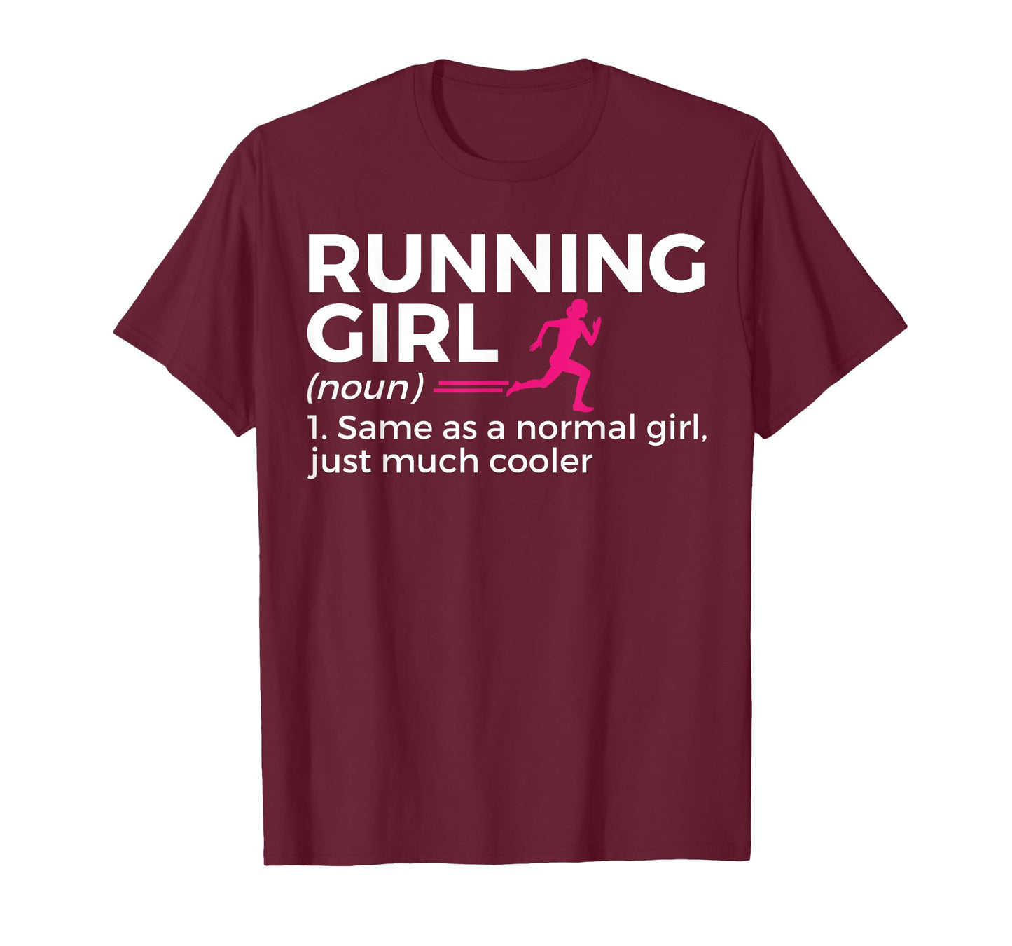Running Girl Definition Funny Runner T-Shirt