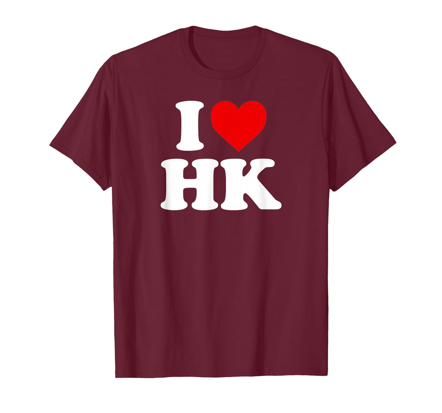 I Love HK - Heart Hong Kong T-Shirt