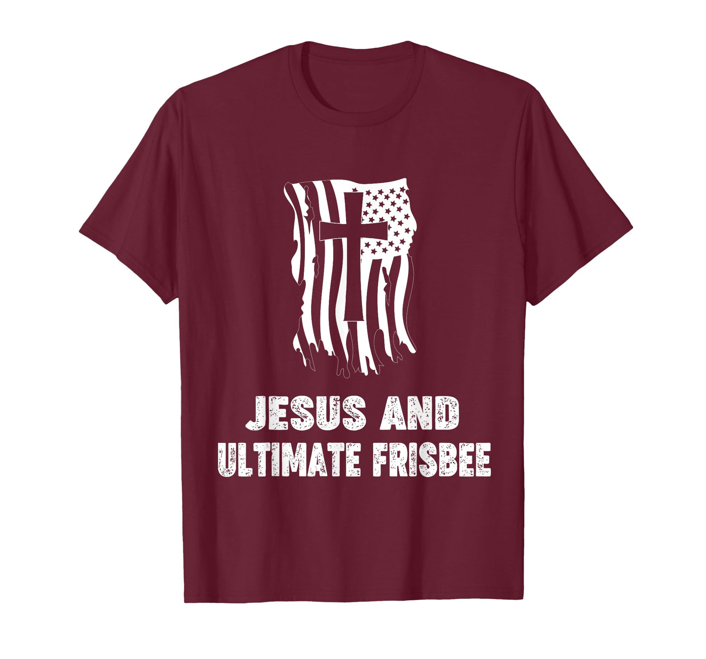 Ultimate Frisbee Player Christian Jesus and Ultimate Frisbee T-Shirt