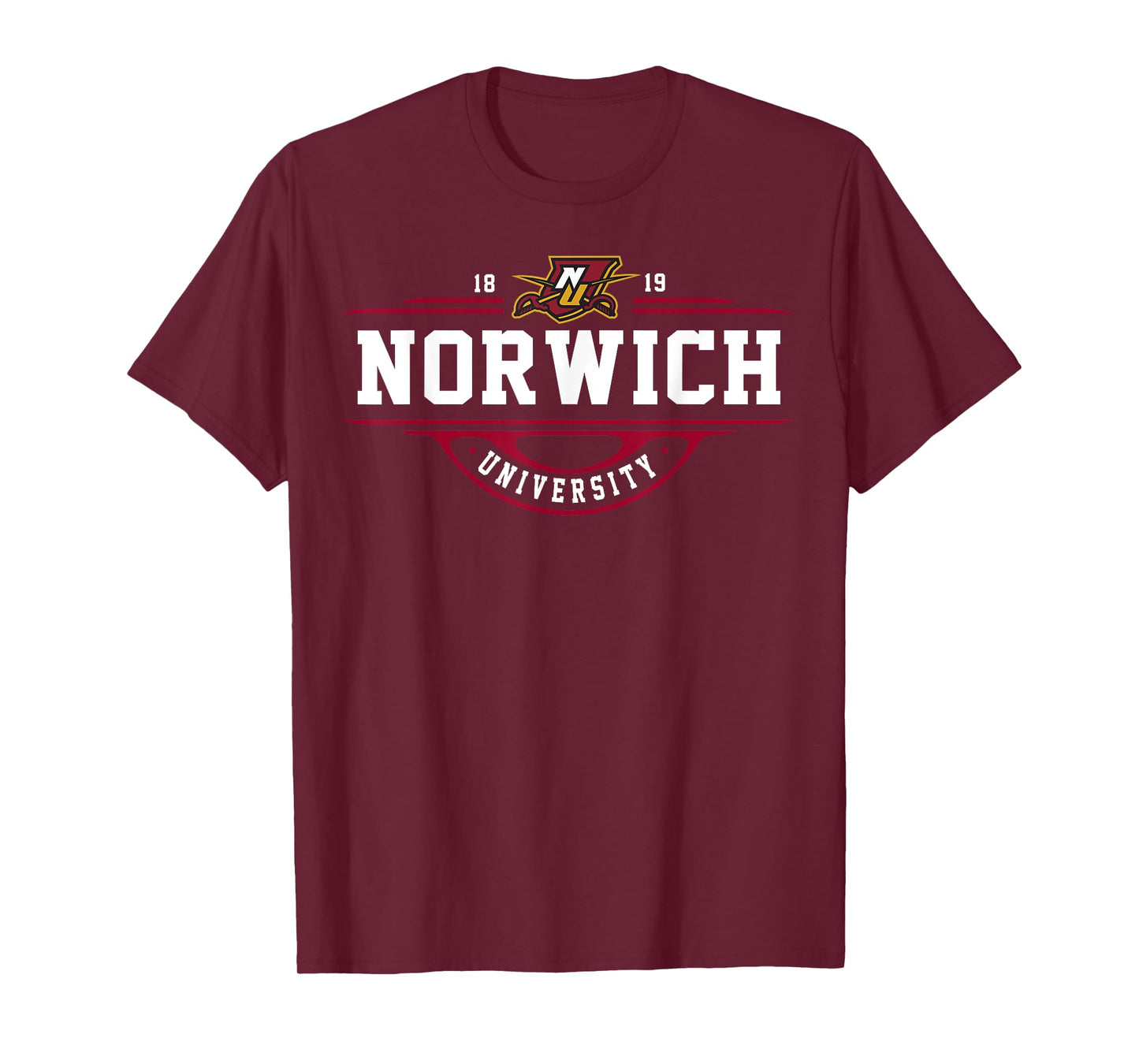 Norwich University Arch Vintage Design for Men Women T-Shirt