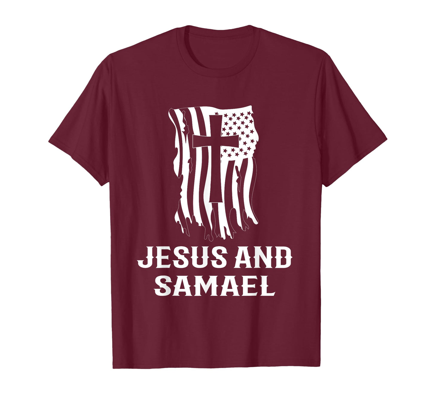 Jesus and Saint Samael the Archangel Catholic Prayer Design T-Shirt