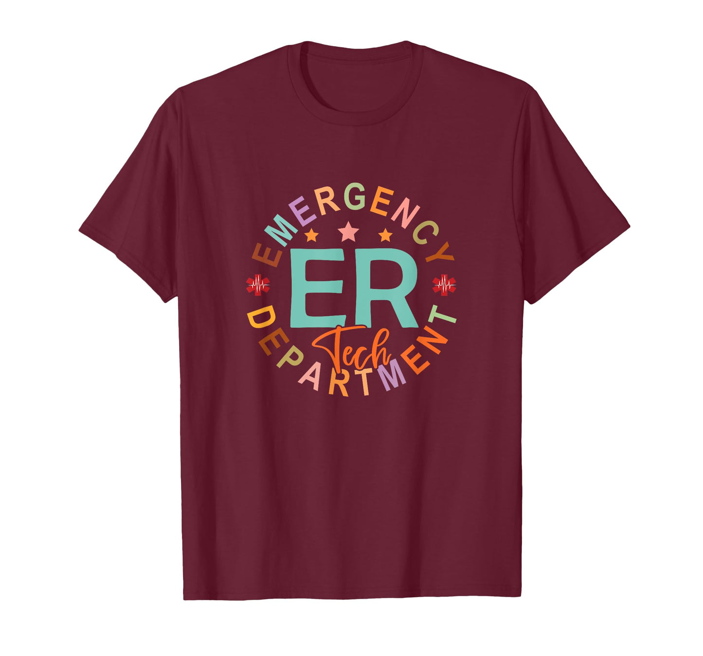 Funny Emergency Department Tech Emergency Room Tech Er Tech T-Shirt
