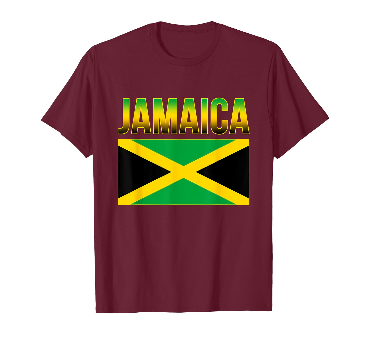 Jamaican National Country Flag Caribbean T-Shirt