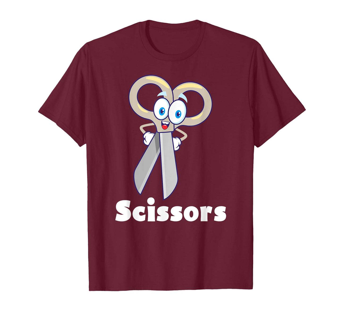 Funny Scissors Paper Rock Halloween Costumes Group Family T-Shirt