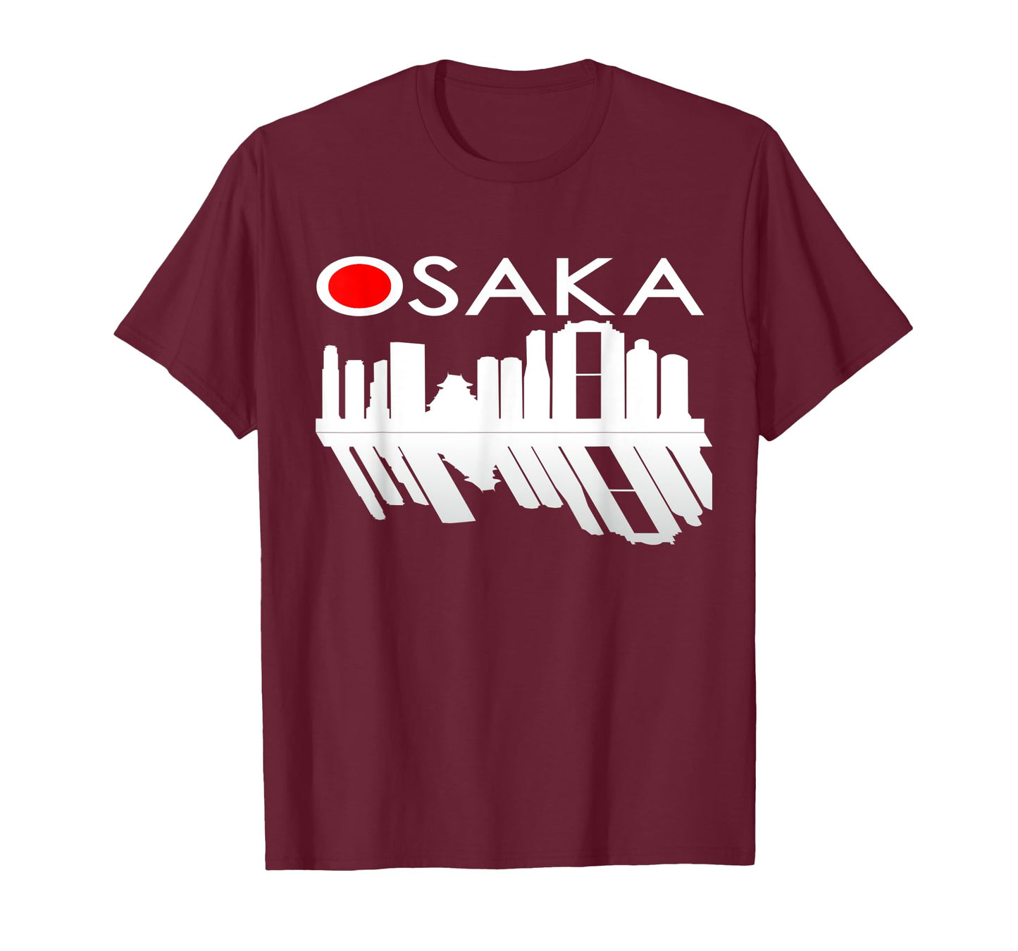 OSAKA JAPAN SKYLINE & REFLECTION OF BUILDING, TOWER T-Shirt