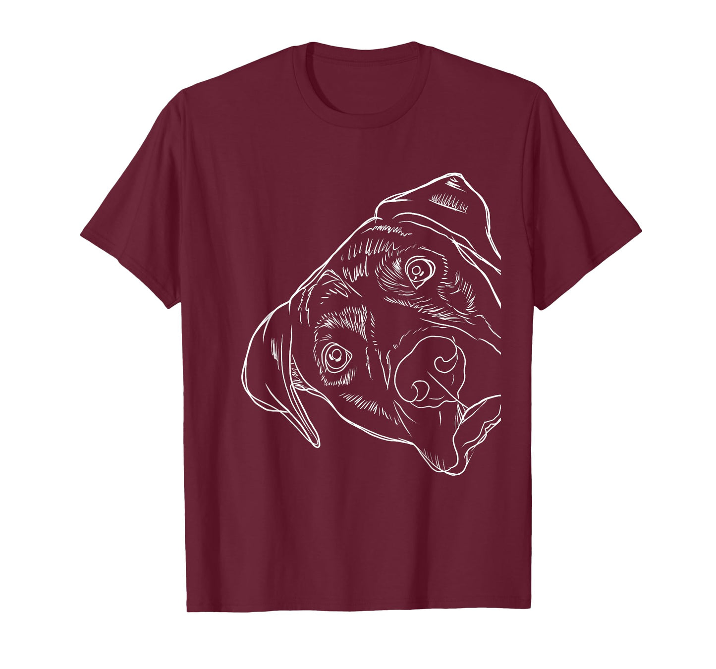 Mountain Cur Gifts Funny Dog Print Black Cotton Polyester Blend Classic Fit Crew Neck Short Sleeve T-Shirt - Small - Unisex - Adults & Kids