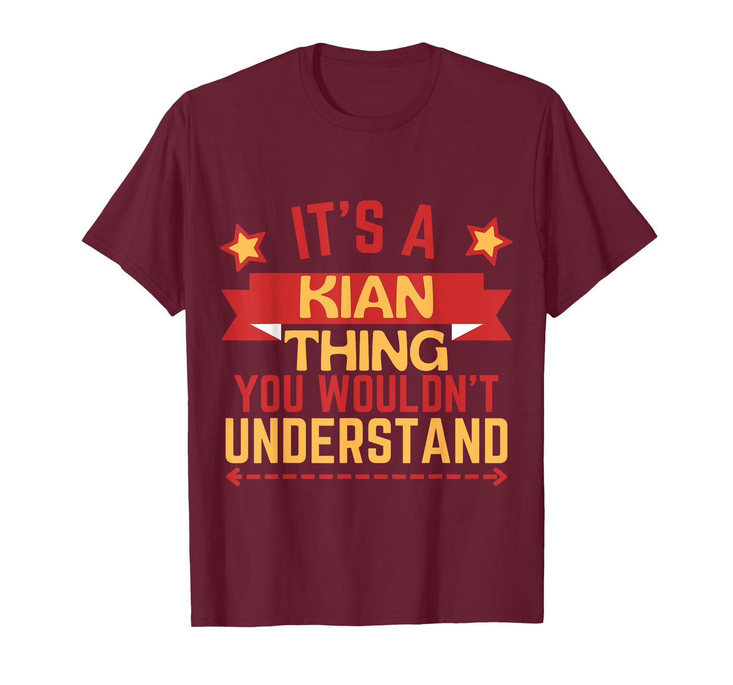 Kian Name Funny Gift For Kian T-Shirt