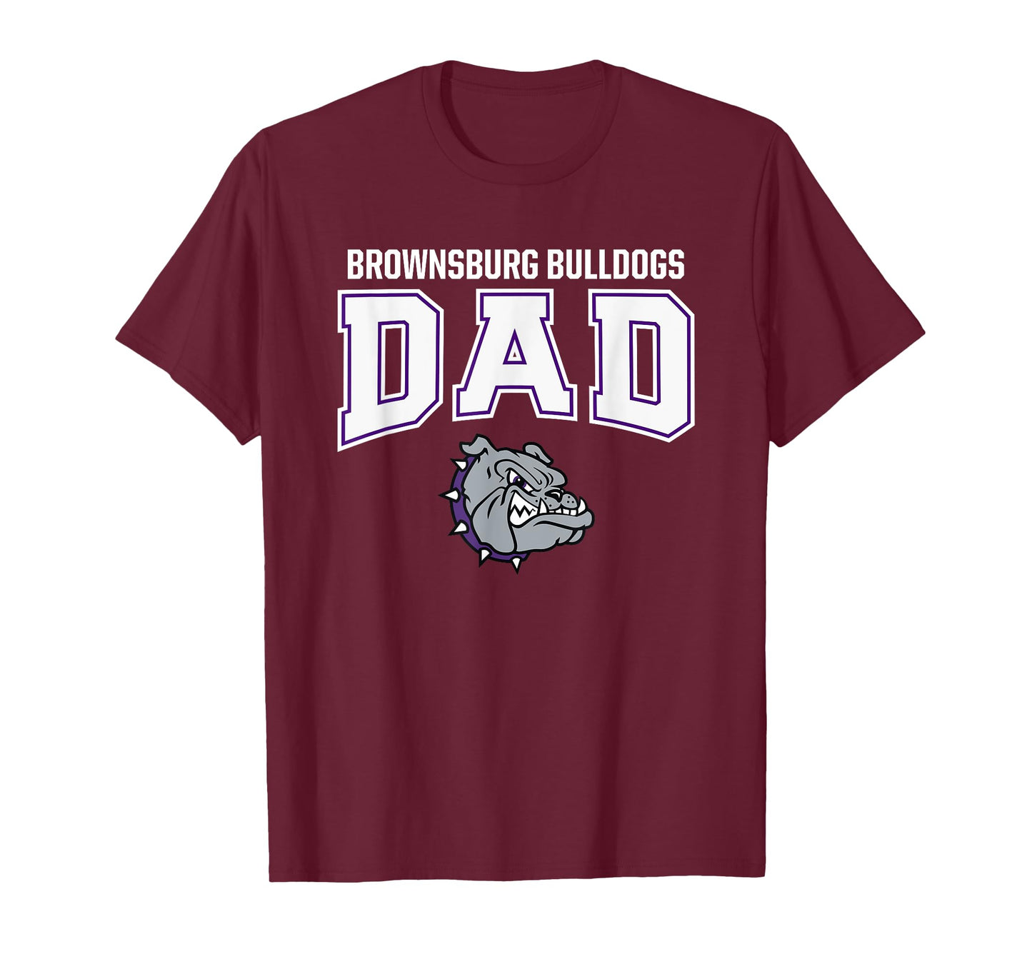 Brownsburg Bulldogs Logo Dad HS T-Shirt