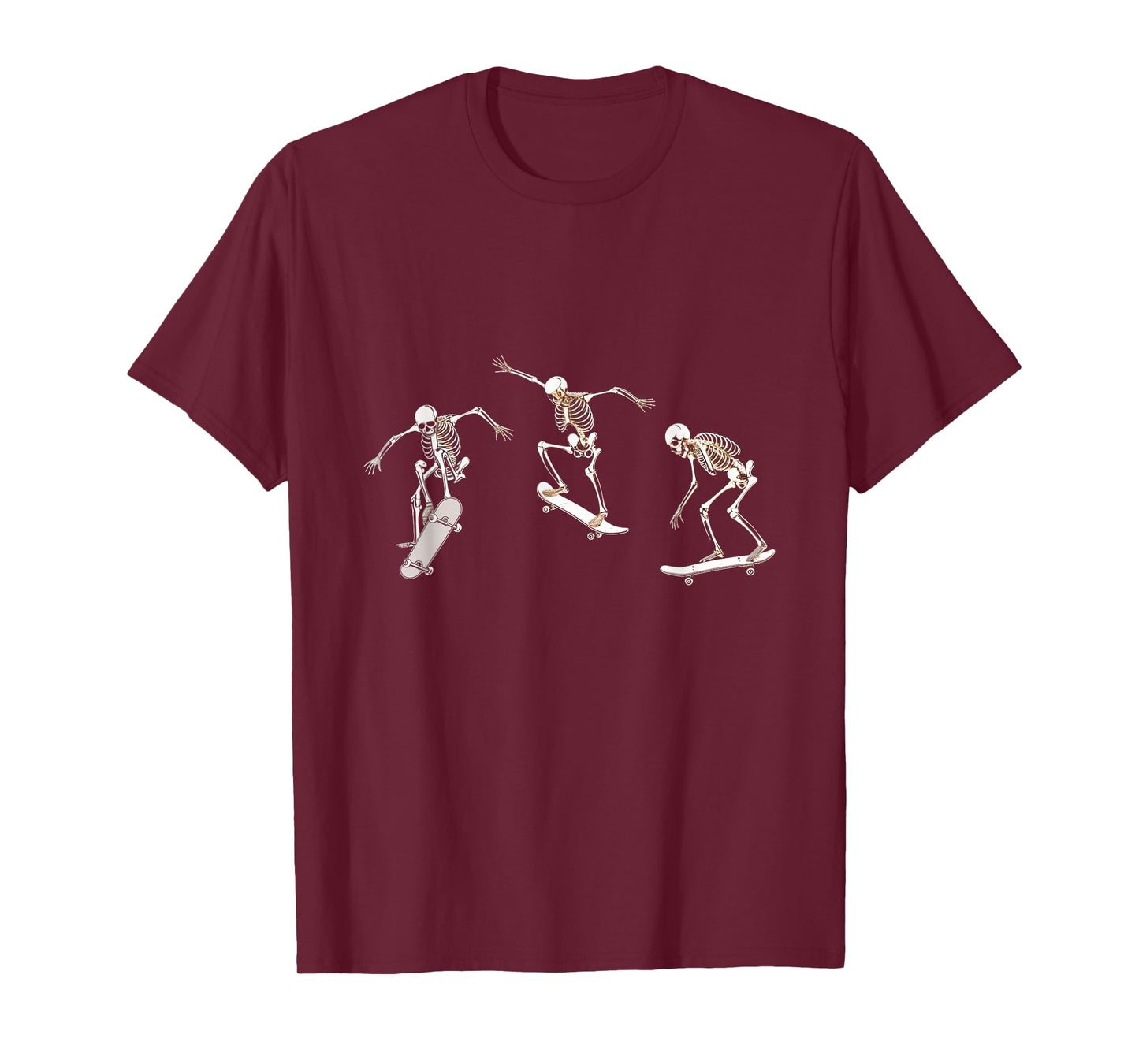 Skateboarding Skeleton Skater Bones Tricks T-Shirt