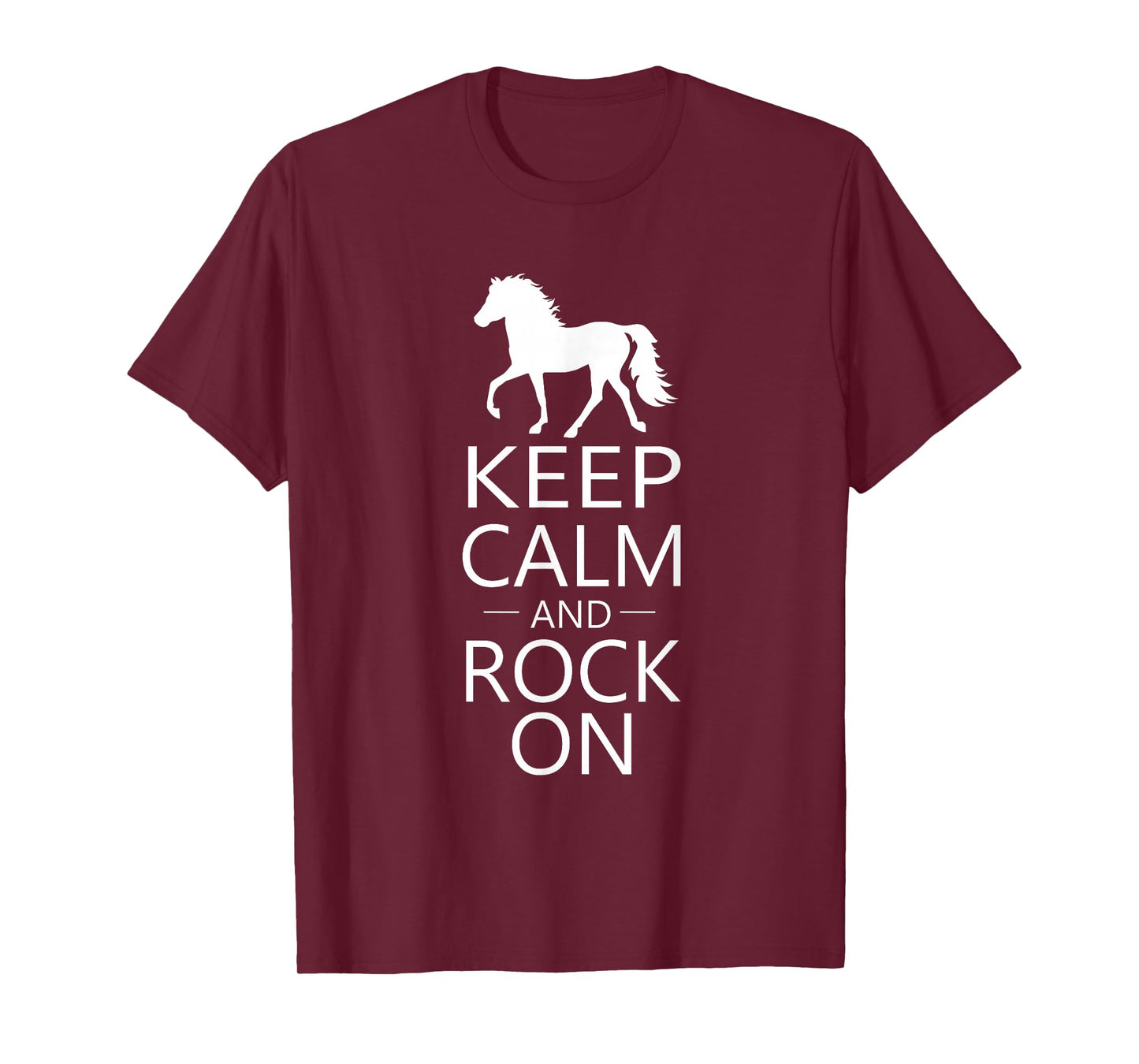 Keep Calm and Rock On | Trending Rocky Mtn Horse RMH T-Shirt