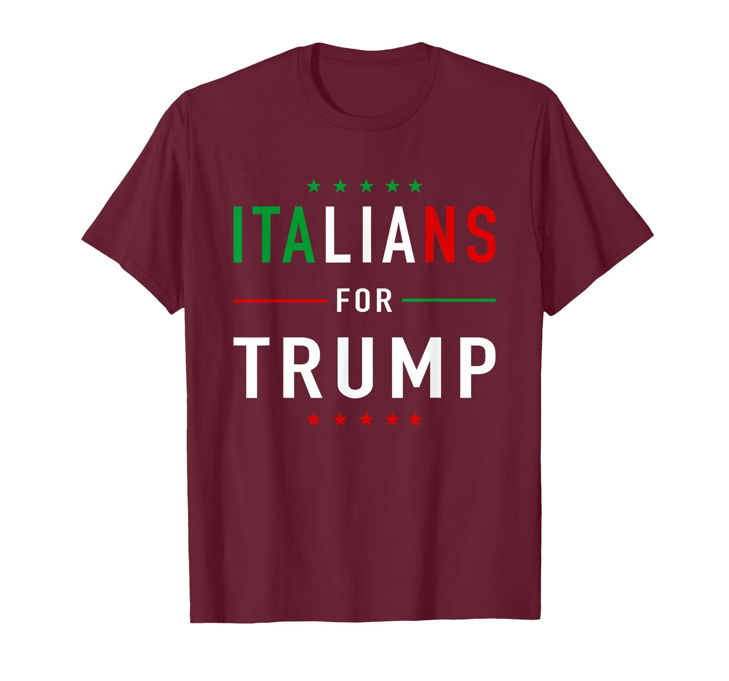 Italians For Trump Tee Pro Trump Italiano Supporter T-Shirt