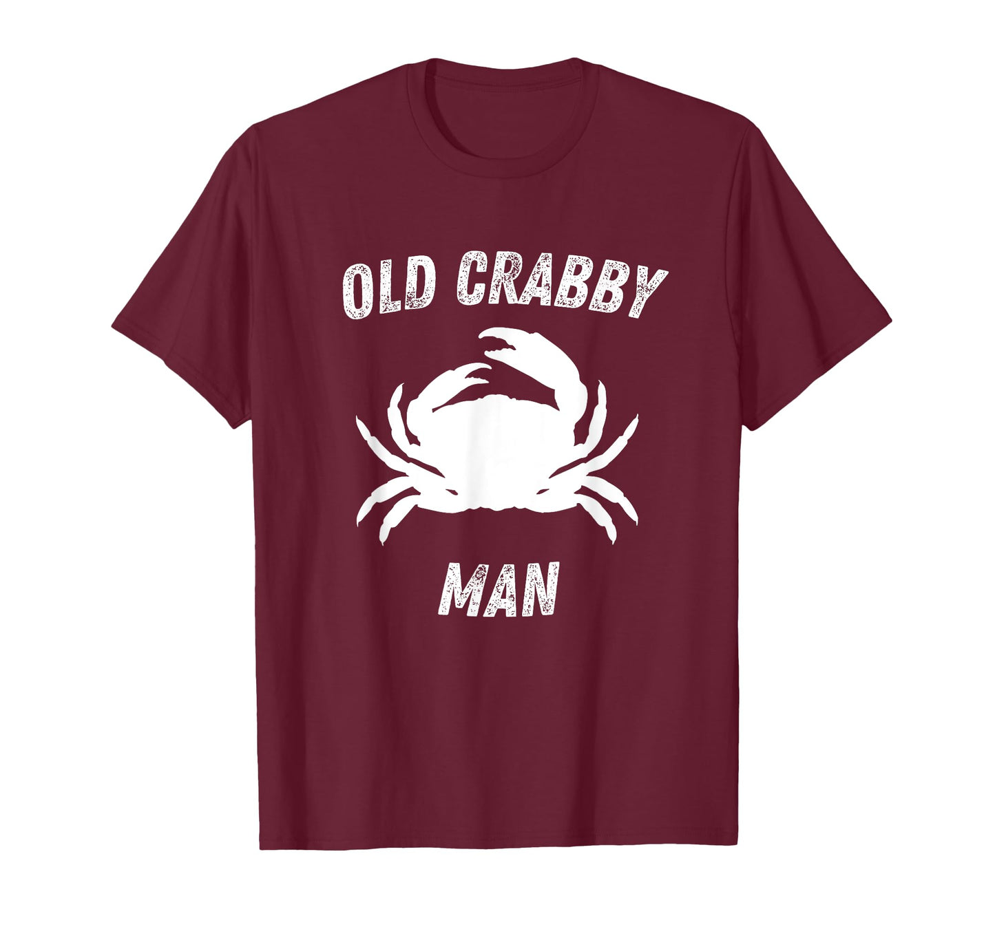 Old Crabby Man Grandpa Funny Mens T-Shirt