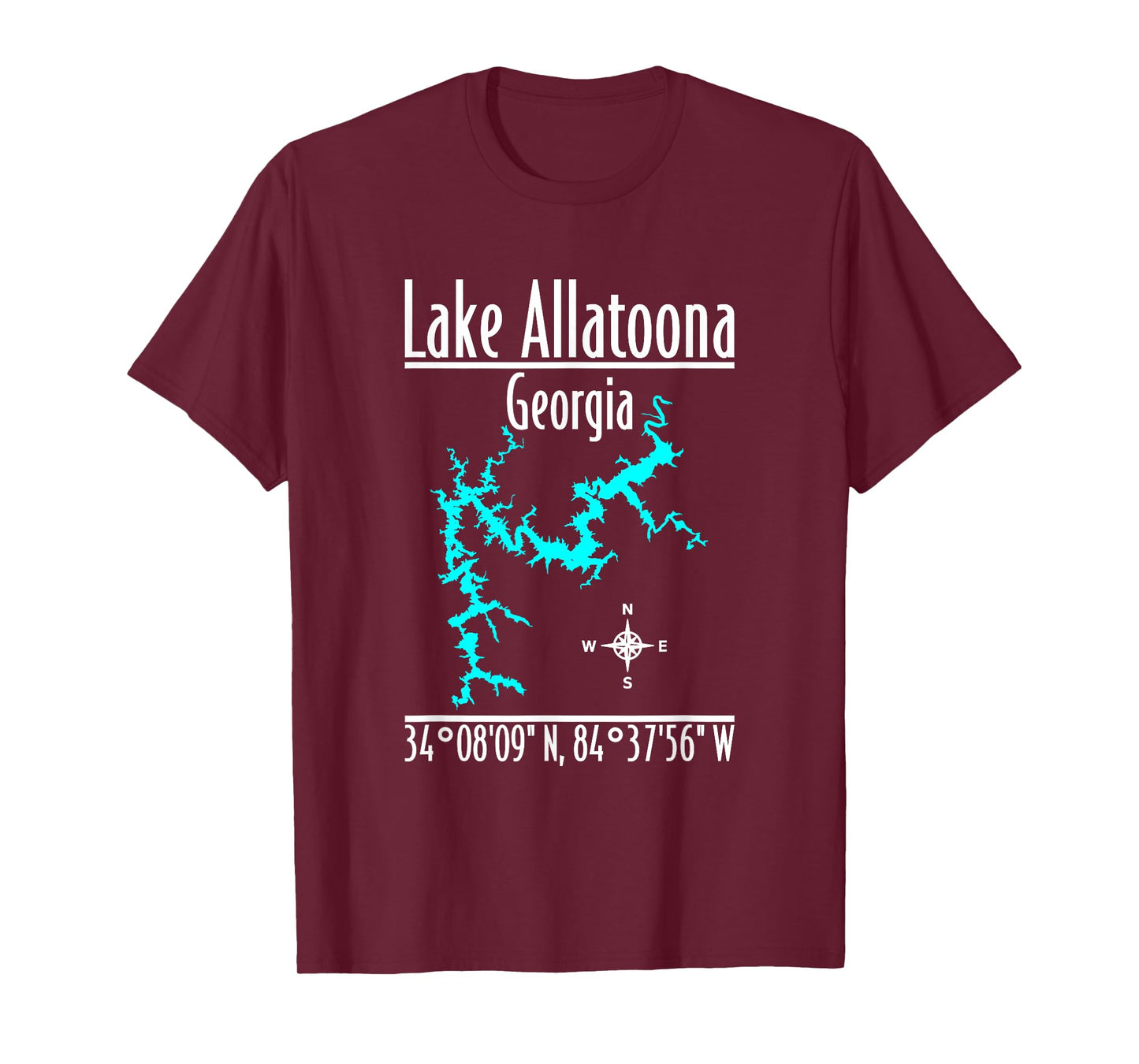 Modern Lake Allatoona - Georgia T-Shirt