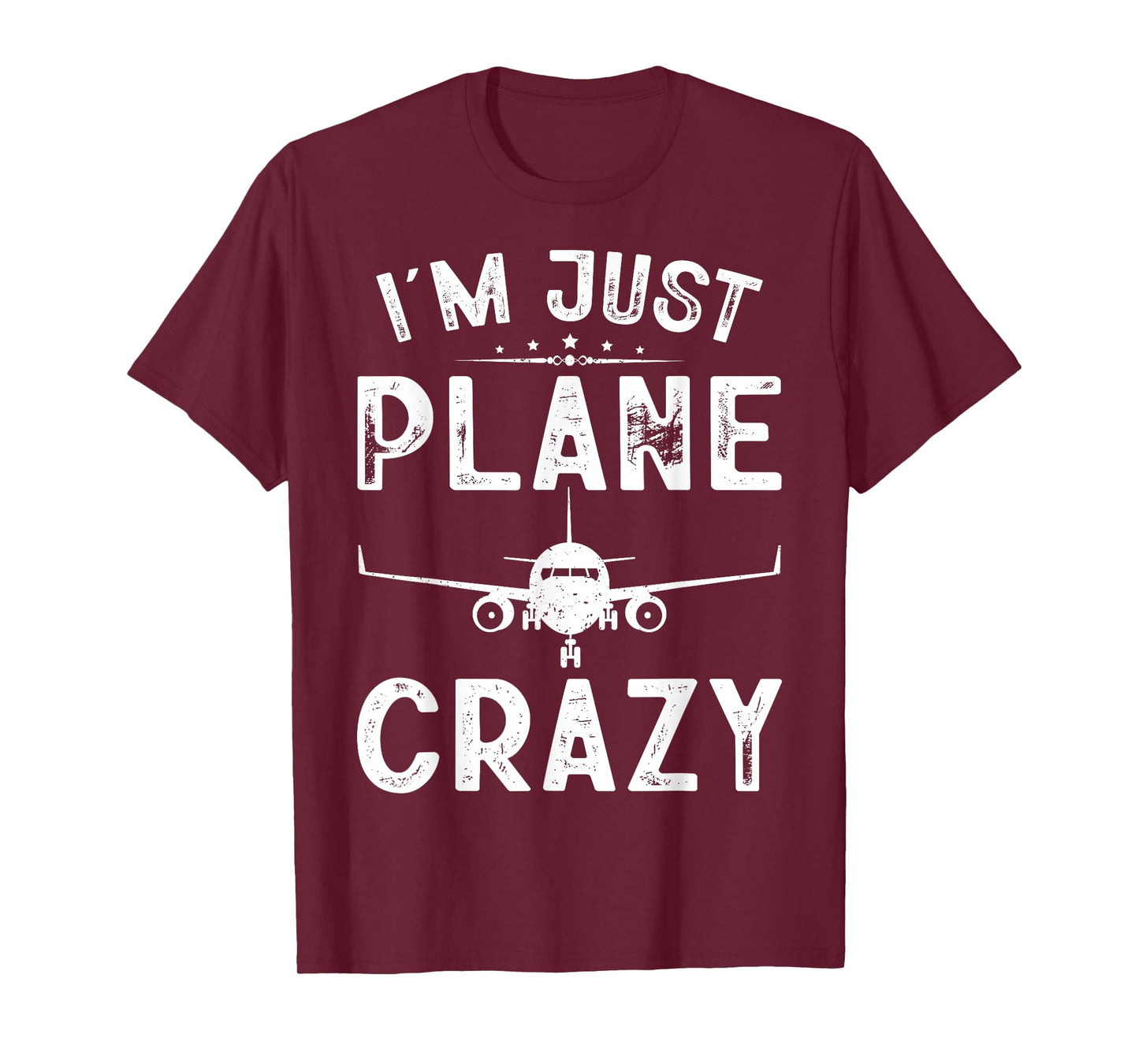 I'm Just Plane Crazy Airplanes Lover Kids Boy Aviation Gifts T-Shirt