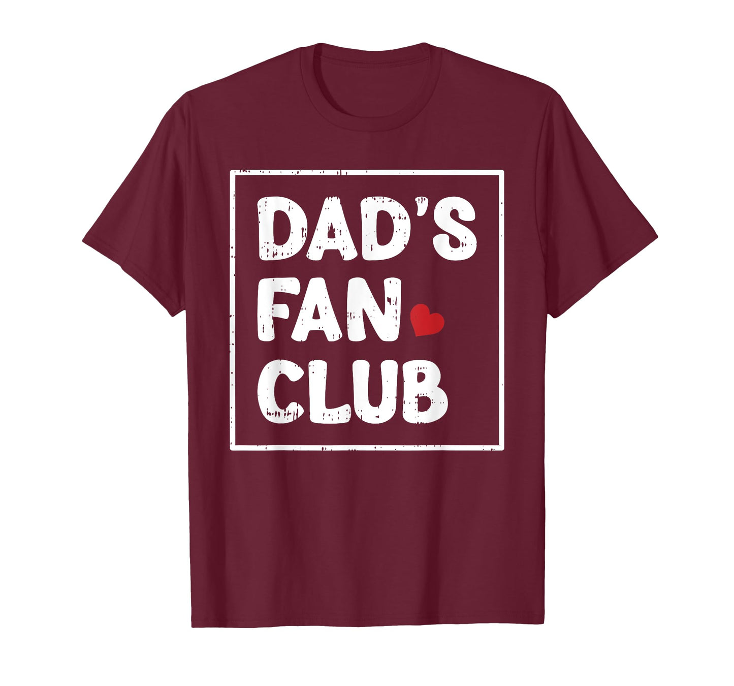 Dads Fan Club Fathers Day Baby Boys Girls Kids Toddlers T-Shirt