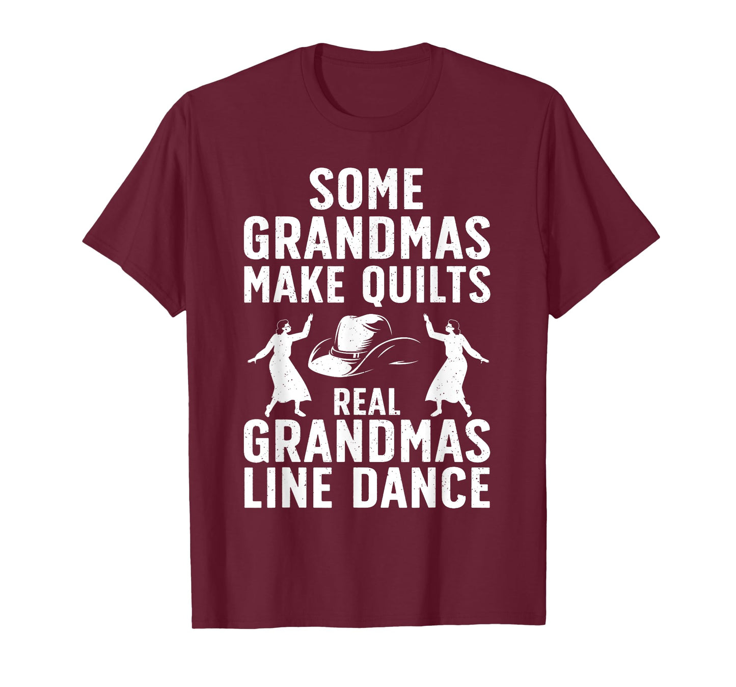 Cool Line Dancing Art For Women Grandma Line Dancer Dancing T-Shirt