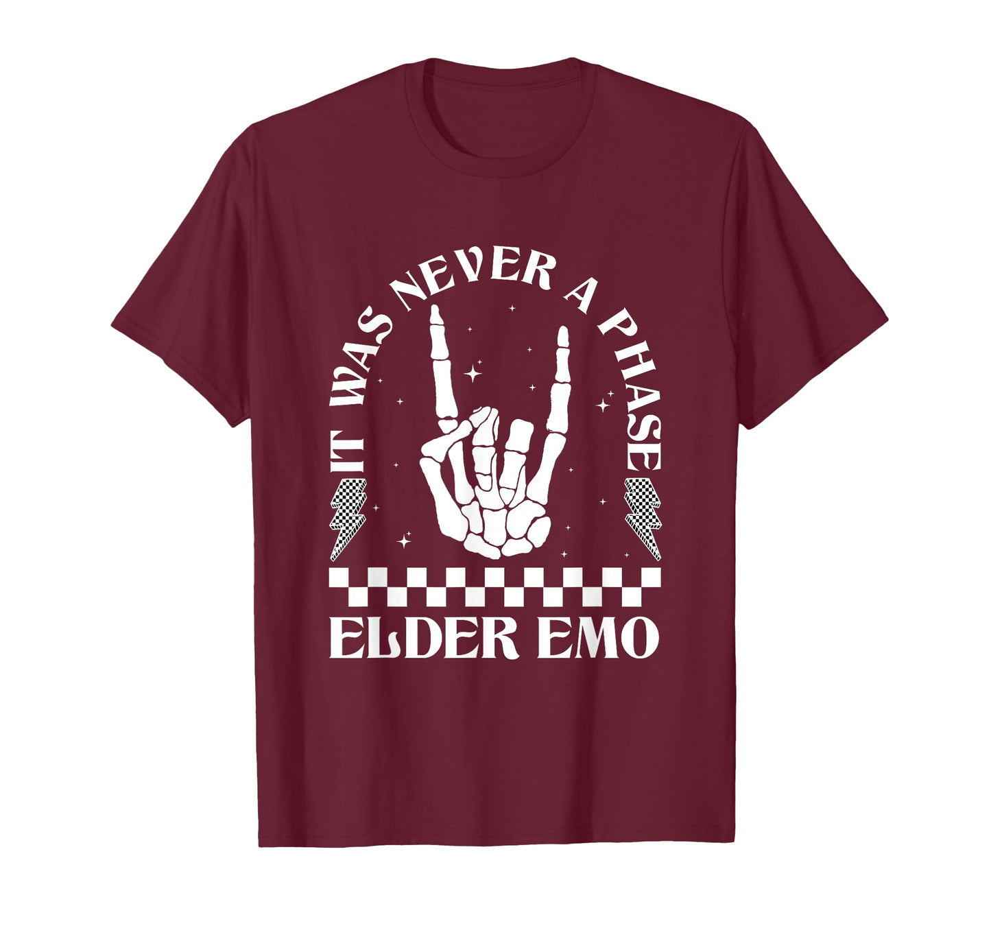 Vintage Elder Emo Club It Was Never A Phase Goth Emo Music T-Shirt