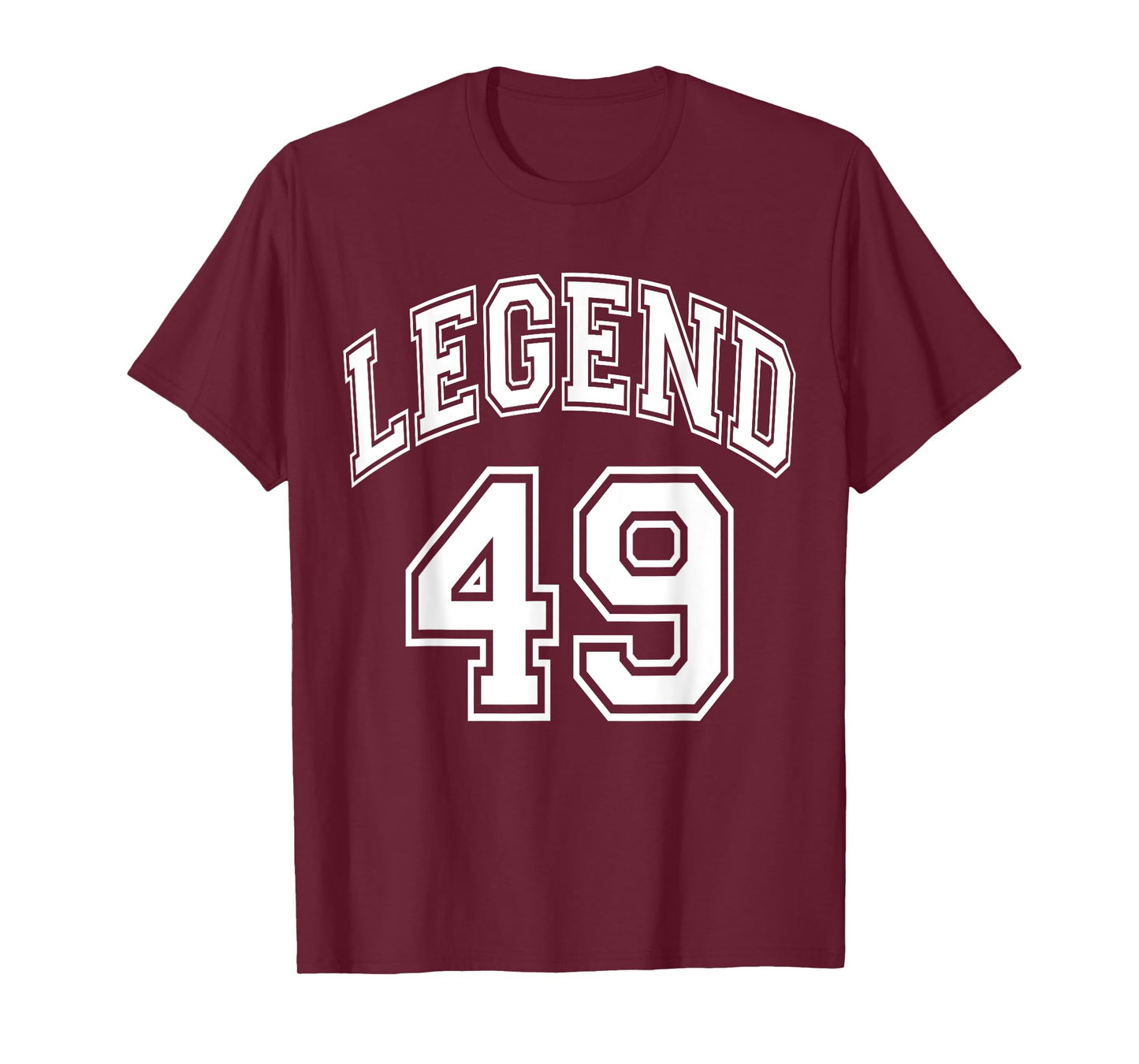 Legend 49 Number Varsity Team - 49th Birthday & 49 Years Old T-Shirt
