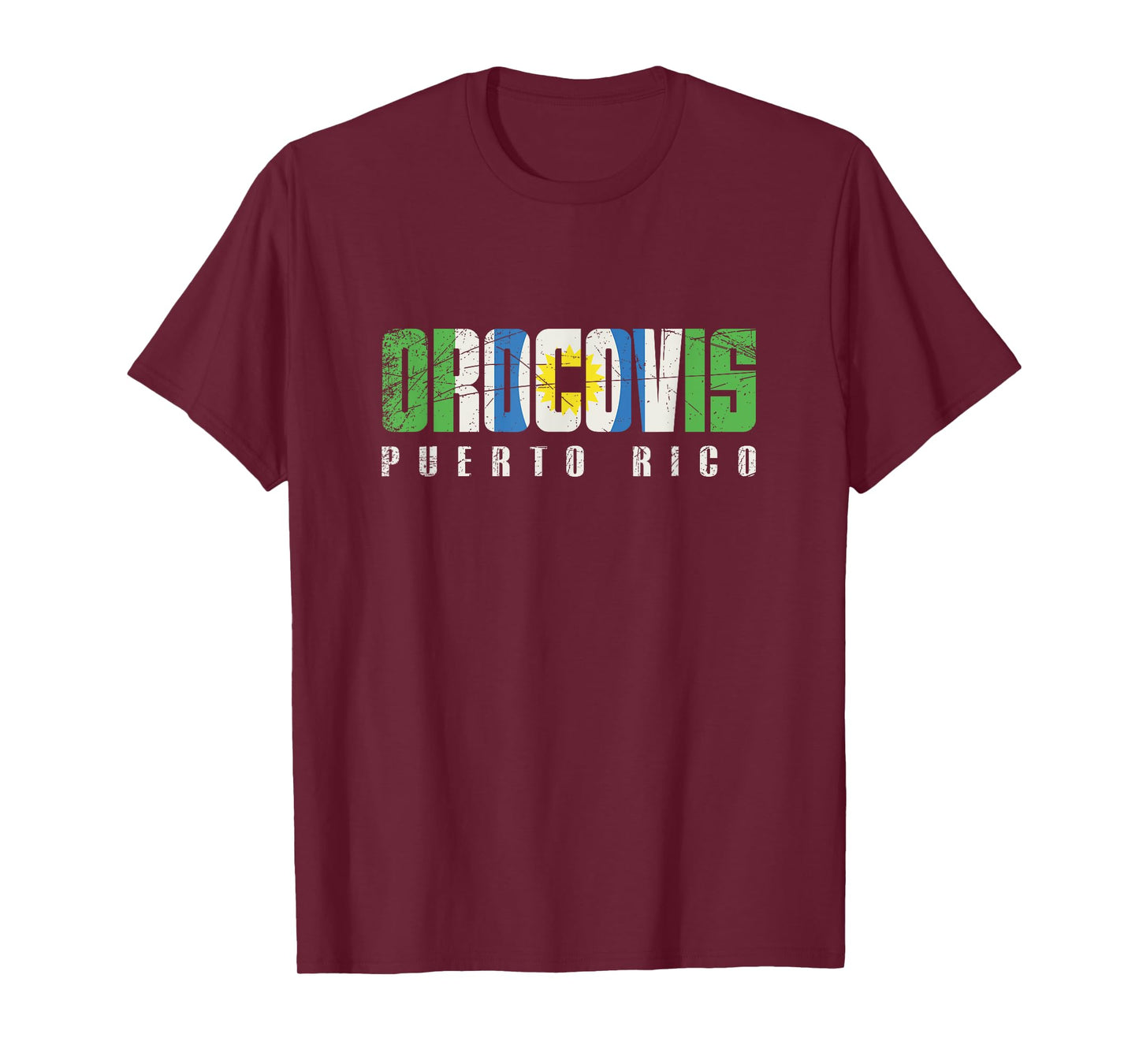 Orocovis City in Puerto Rico, Orocovis Flag T-Shirt