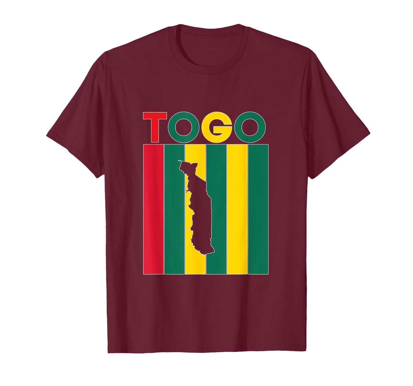 togo Country Borders T-Shirt