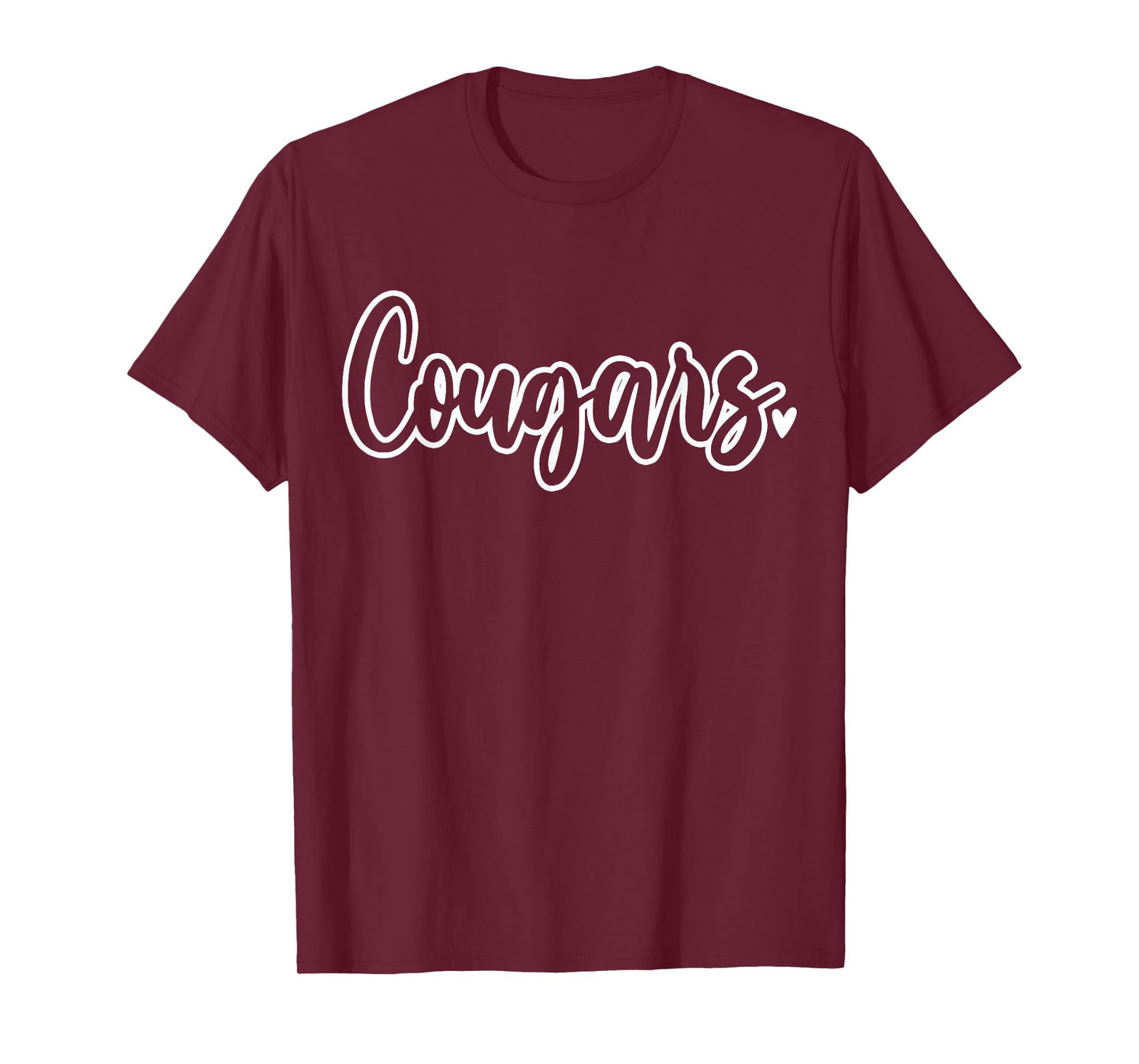 Cougars School Sports Fan Team Spirit Mascot Gift Vintage T-Shirt
