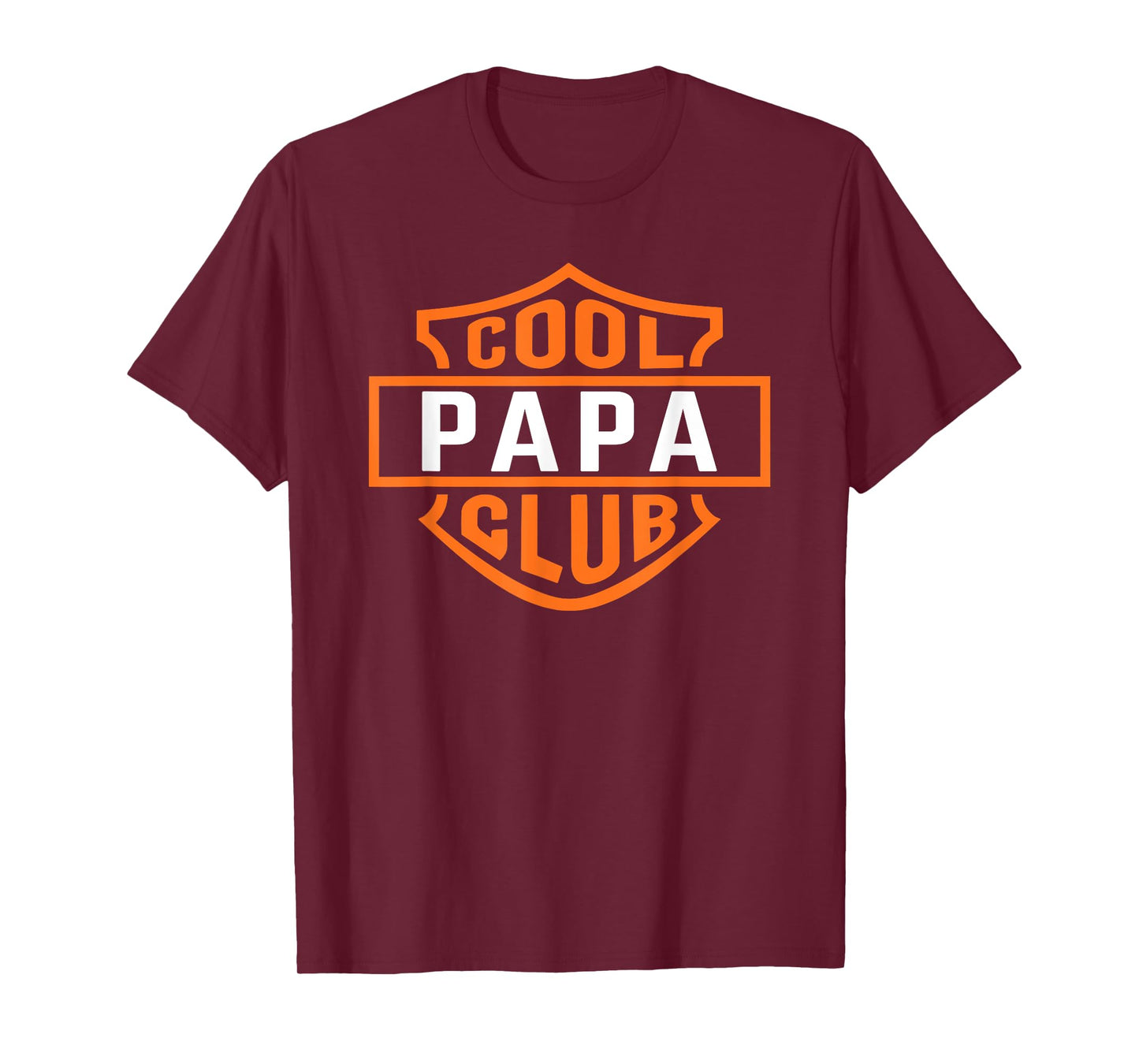 Retro Cool Papa Club Funny Daddy Mens Father's Day T-Shirt