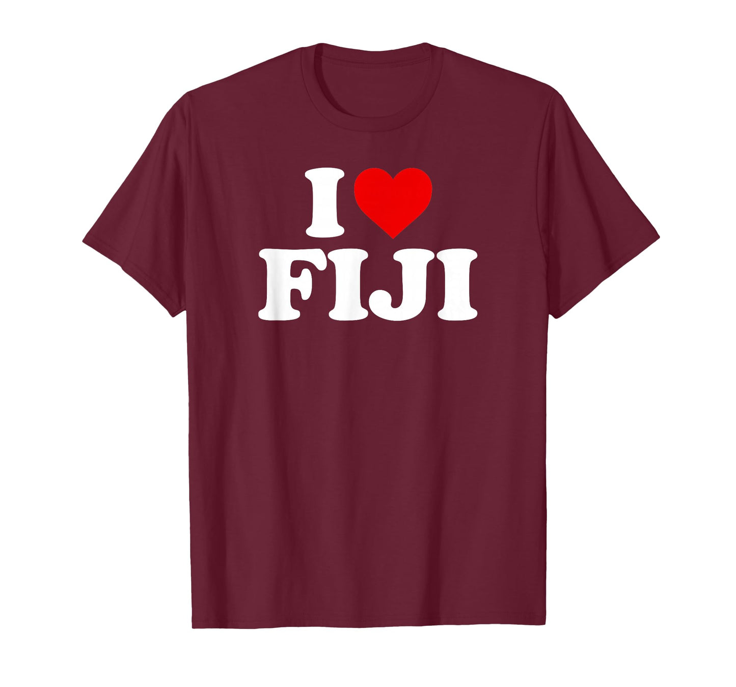 I Love Fiji Heart T-Shirt