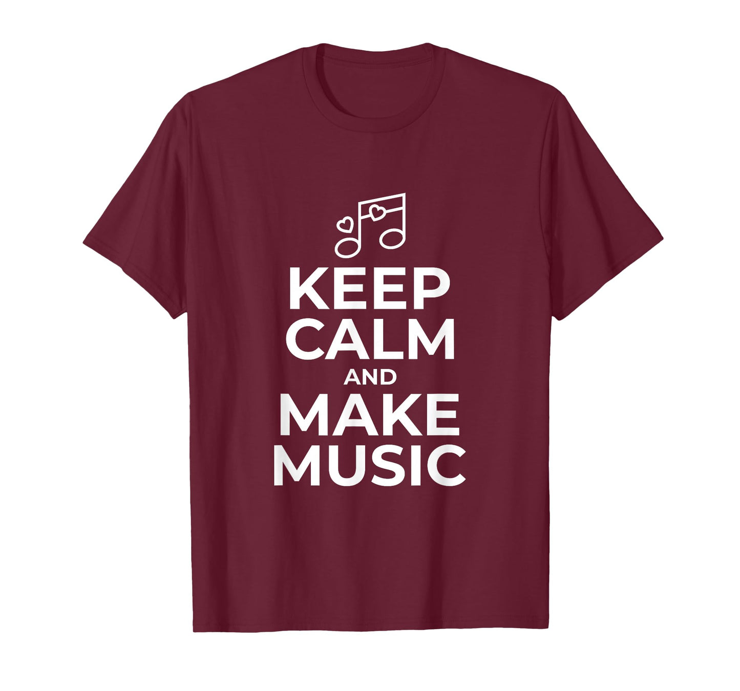 Keep Calm and Make Music Lovers Tshirt Musician Gift T-Shirt
