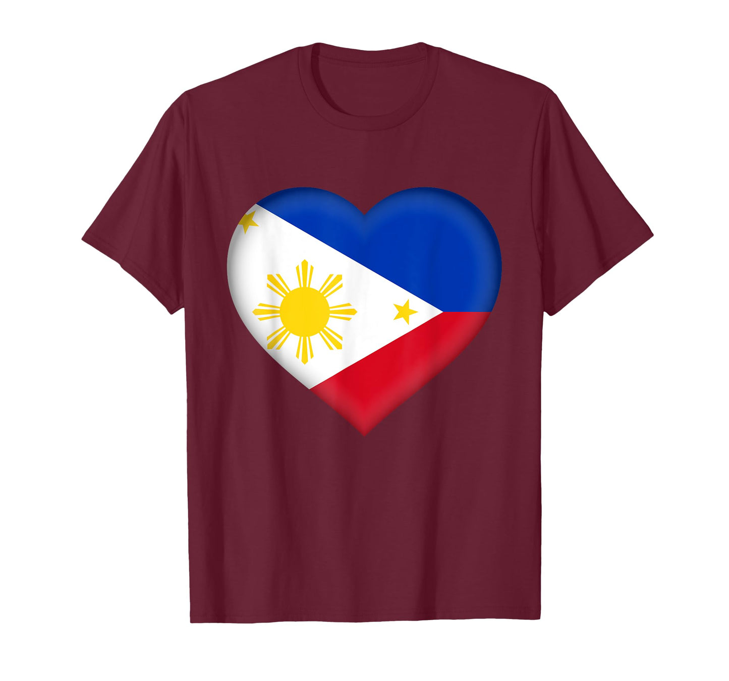 I Love Philippines | Filipino Flag Heart Outfit T-Shirt