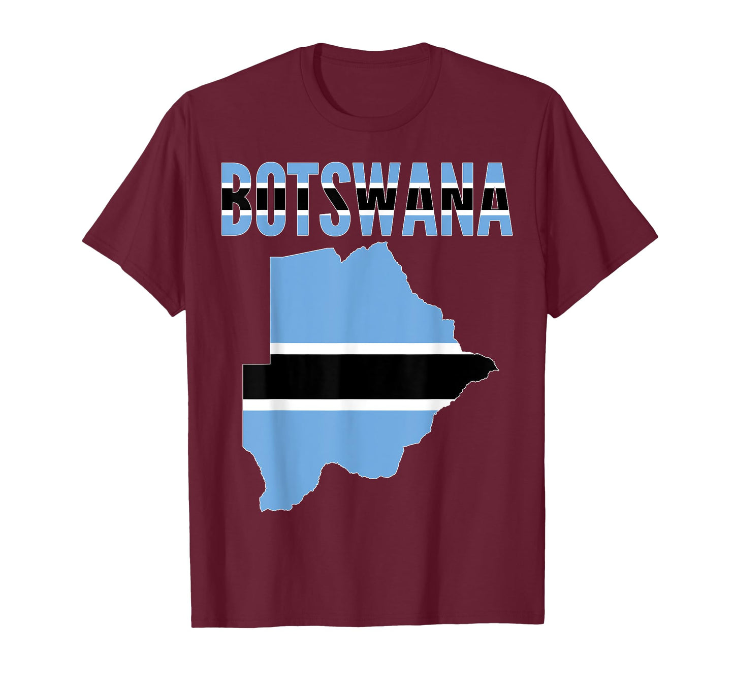 Botswanan - Botswana Country Map Flag T-Shirt