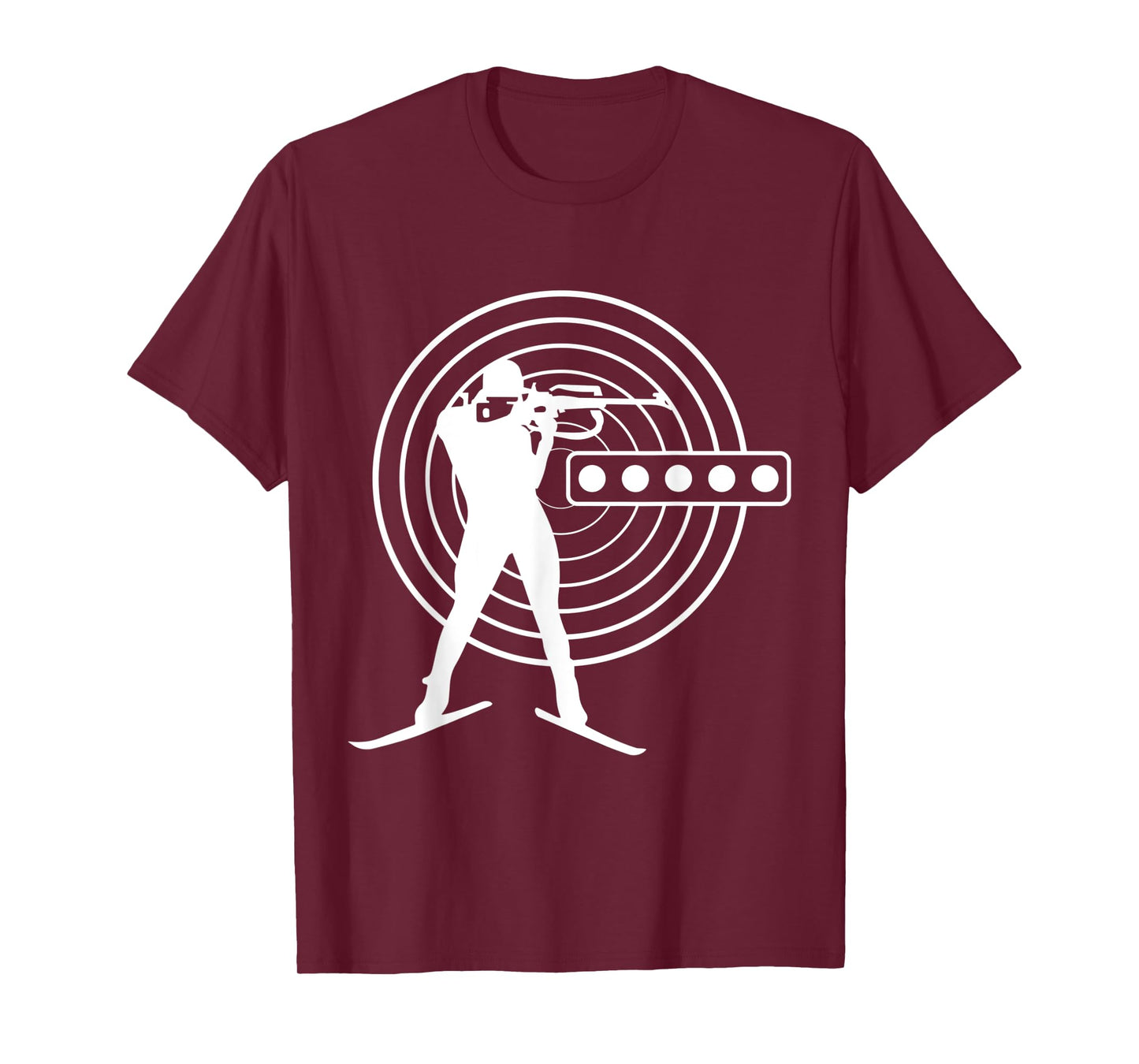 Biathlon Ski Skier Winter Sports Cross-Country Ski Loipe T-Shirt