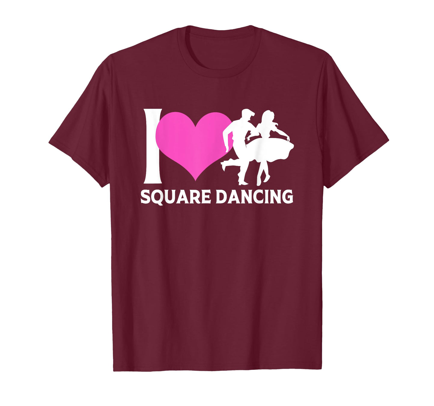 Square Dancing Silhouette I Love Square Dance T-Shirt