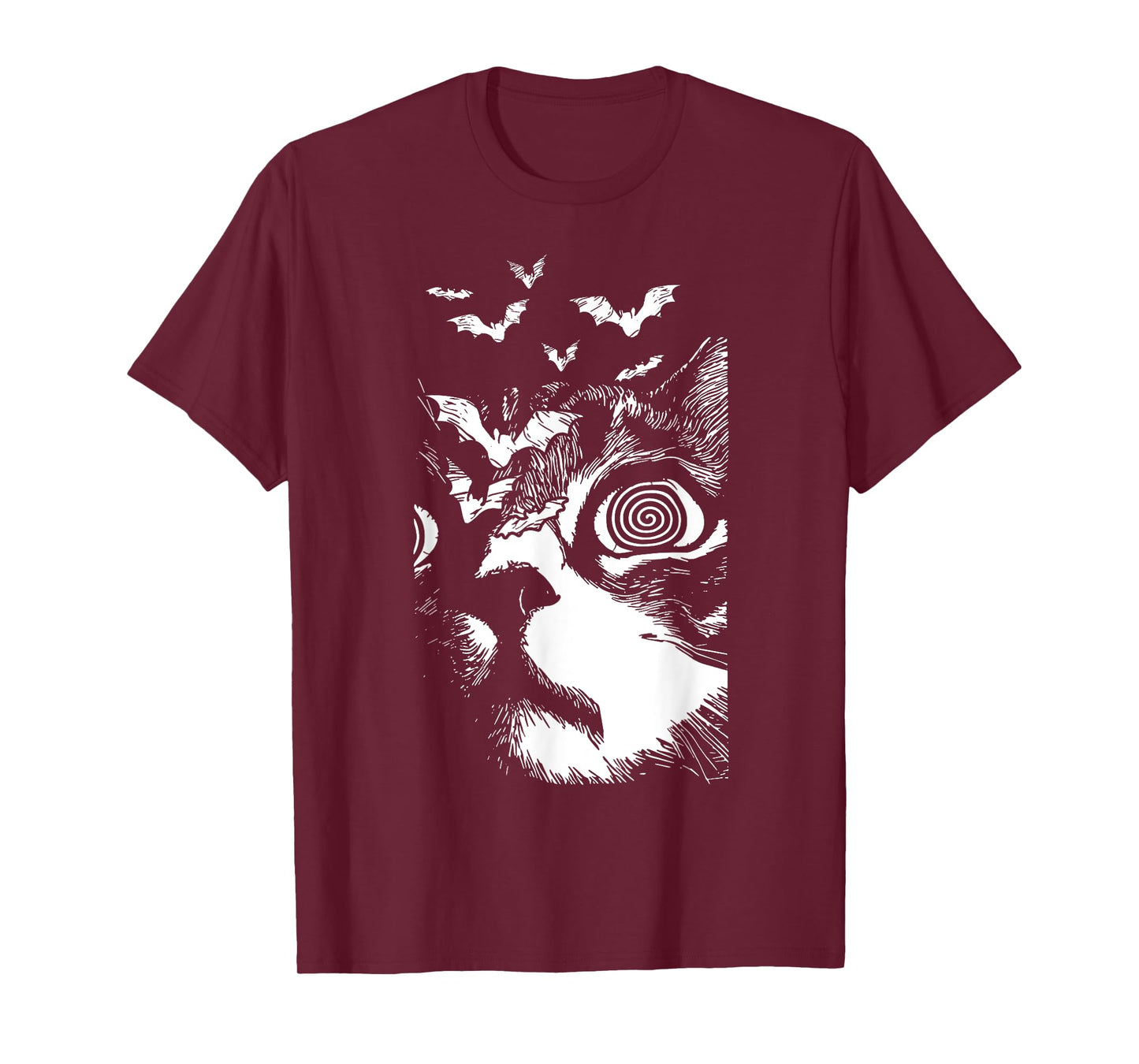 Funny Cat Horror Trick Or Treat Spooky Season Halloween Men Women Kids T-Shirt