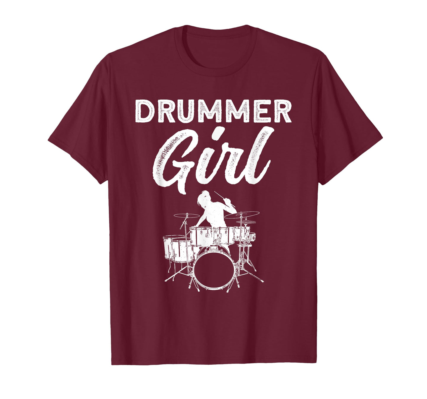 Cool Drummer Gift Drum Player Accessories & Stuff Funny Drummer Design For Girls Women Kids Drumming Lover T-Shirt