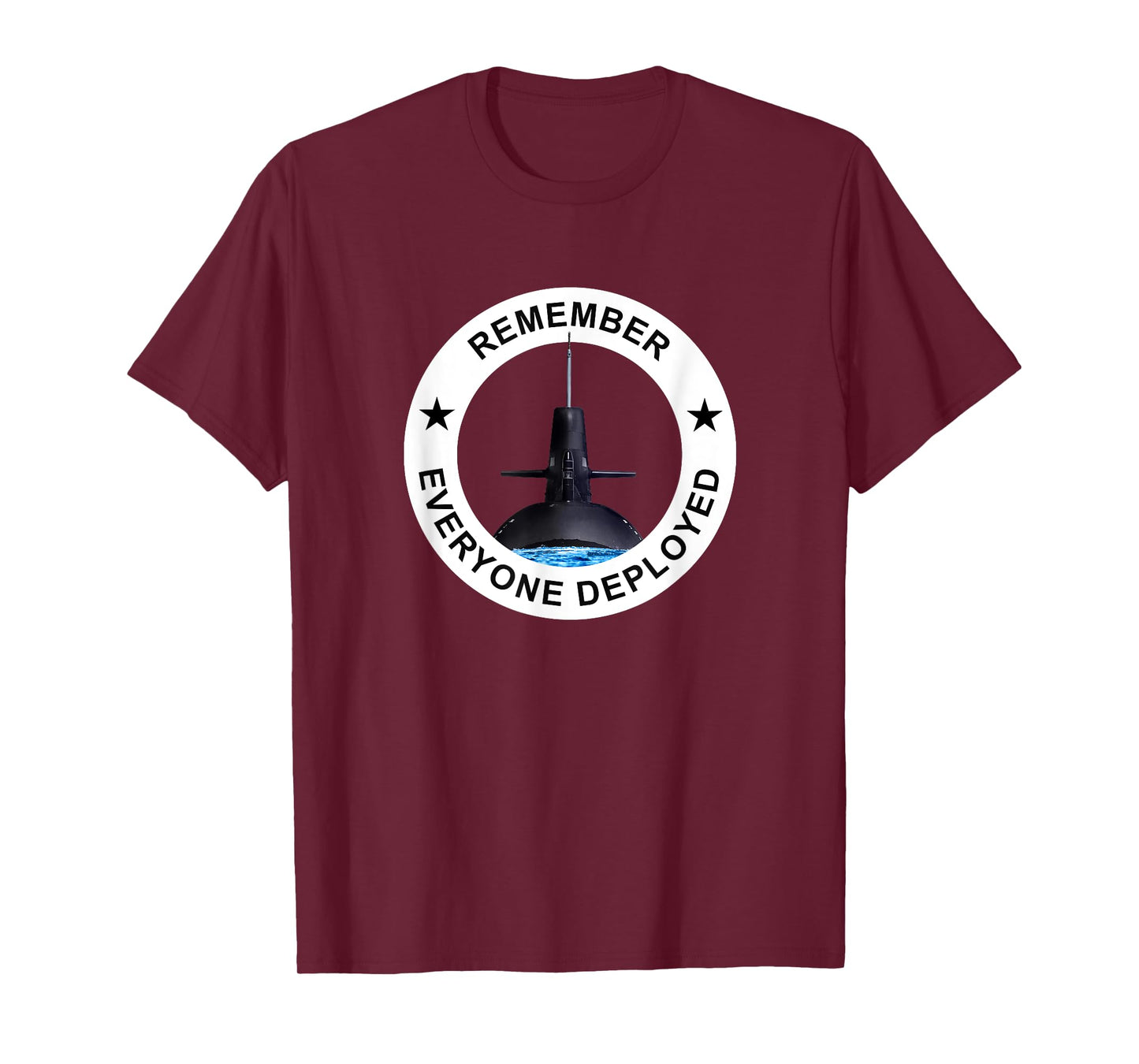 RED Friday Remember Everyone Deployed Military Sub Circle T-Shirt
