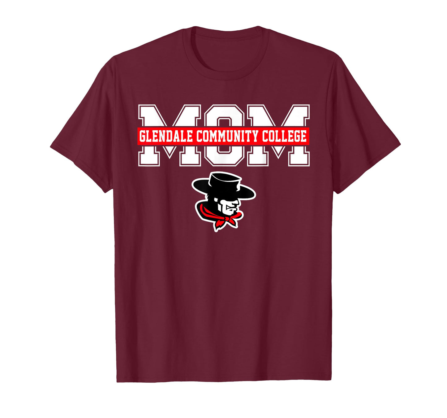 Glendale Community College Mom Mother Arch Vintage Design T-Shirt