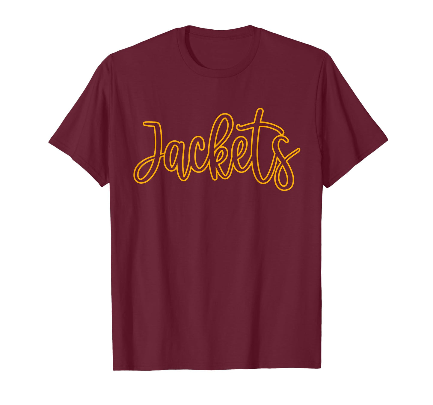 Jackets Mascot School Sports Fan Team Spirit T-Shirt