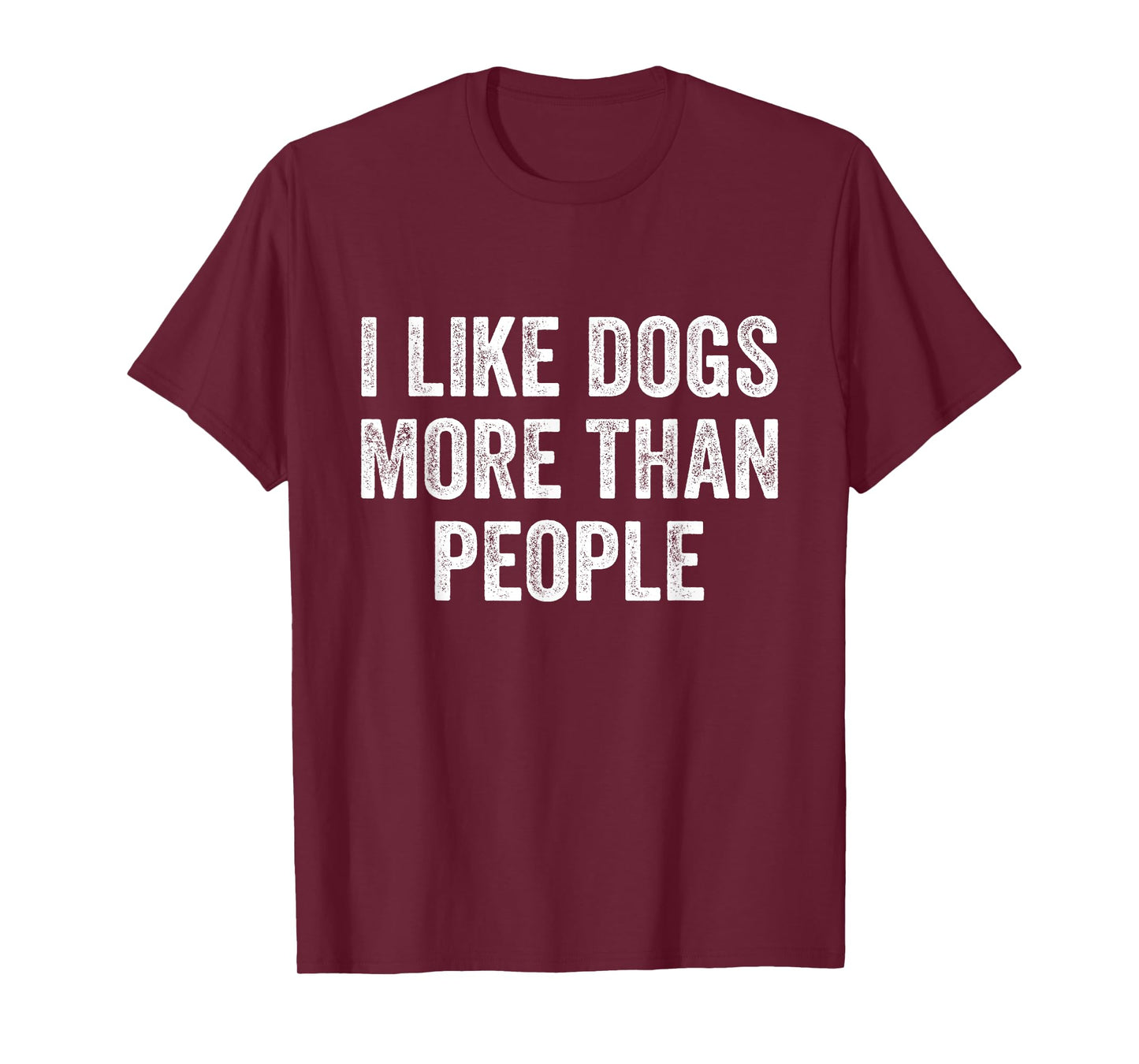 I Like Dogs More Than People Dog T-Shirt