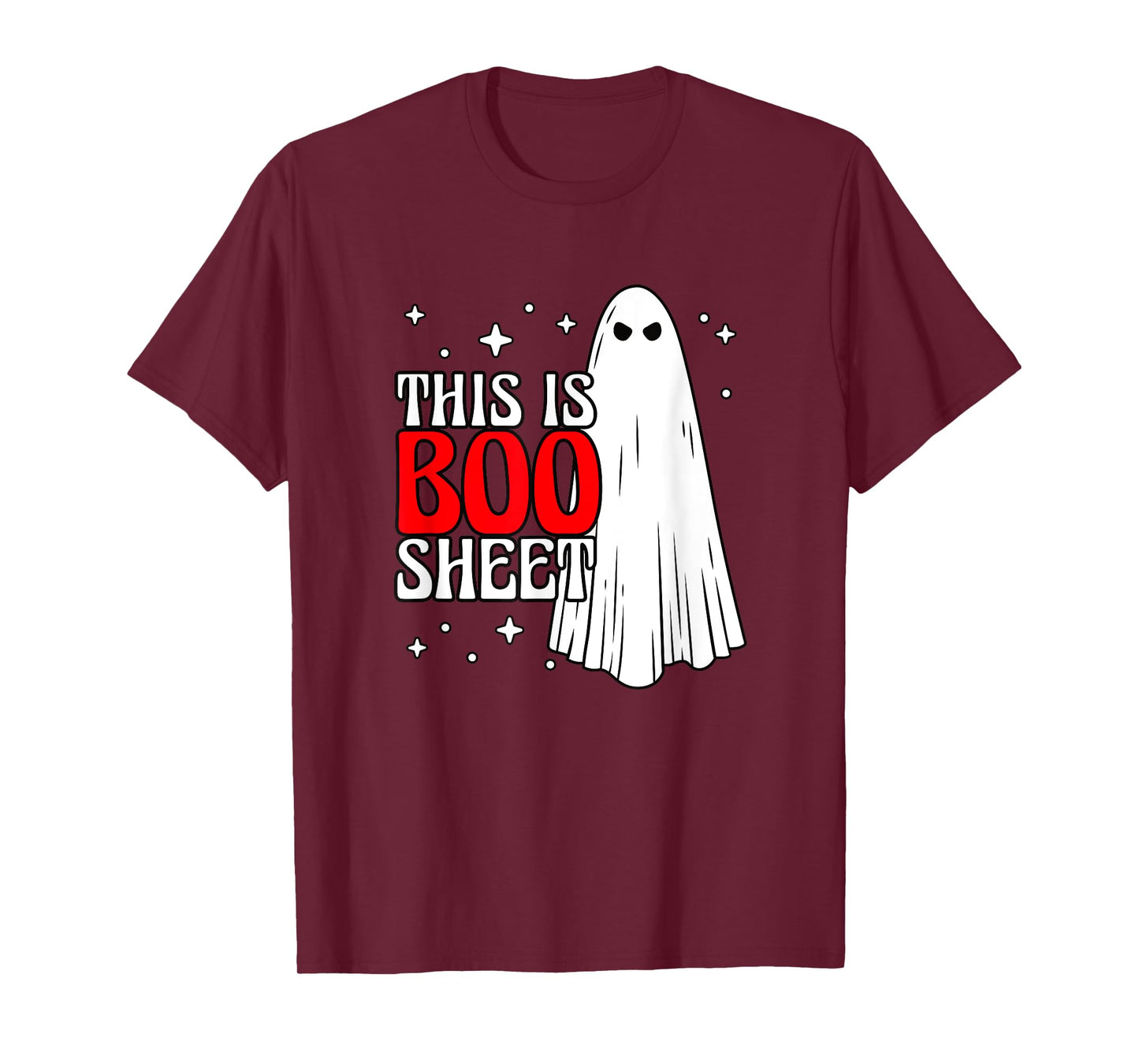 Red Boo Sheet Ghost T-Shirt