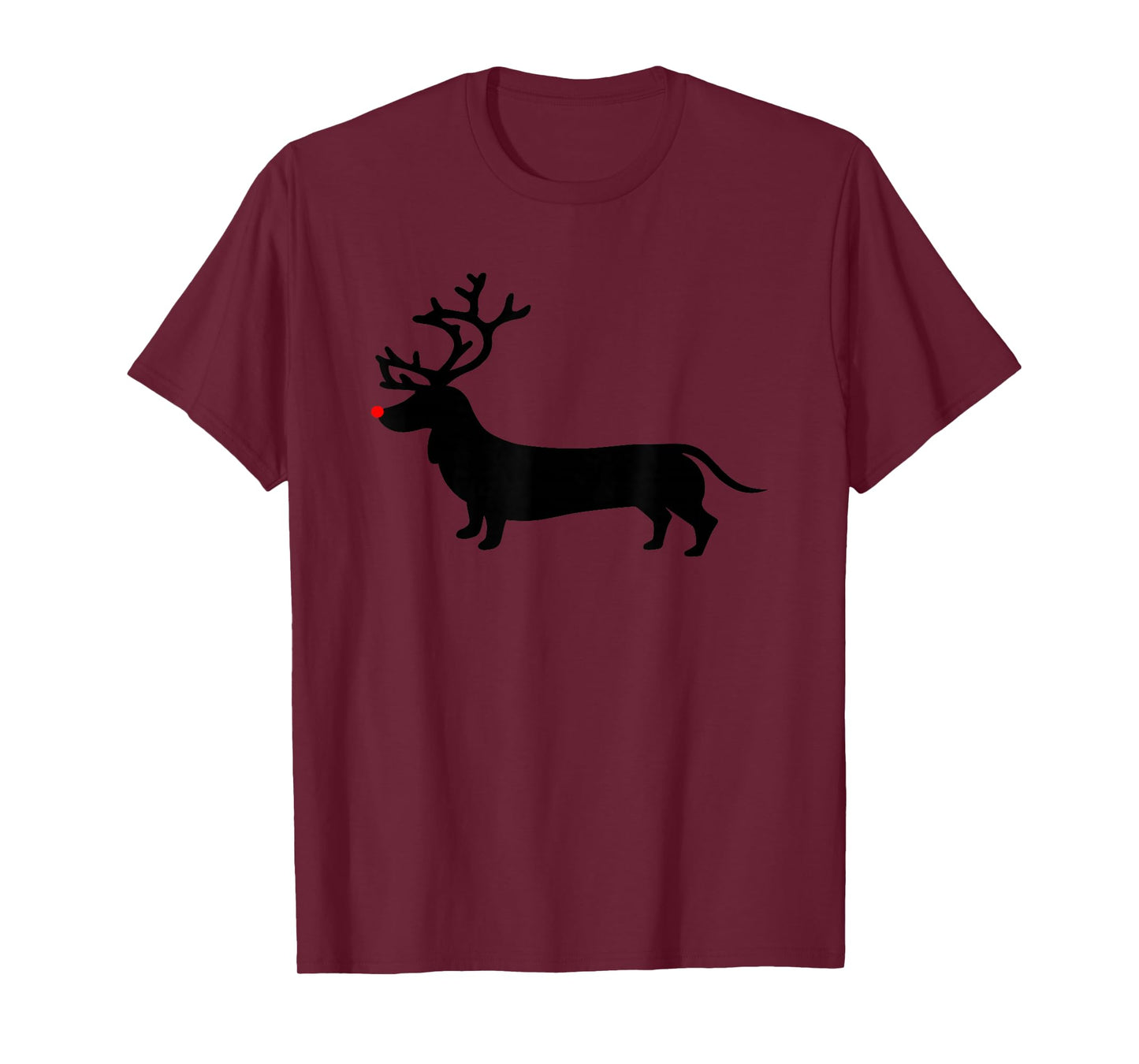 Dachshund Christmas Reindeer Wiener Dog Family Mom Dad T-Shirt