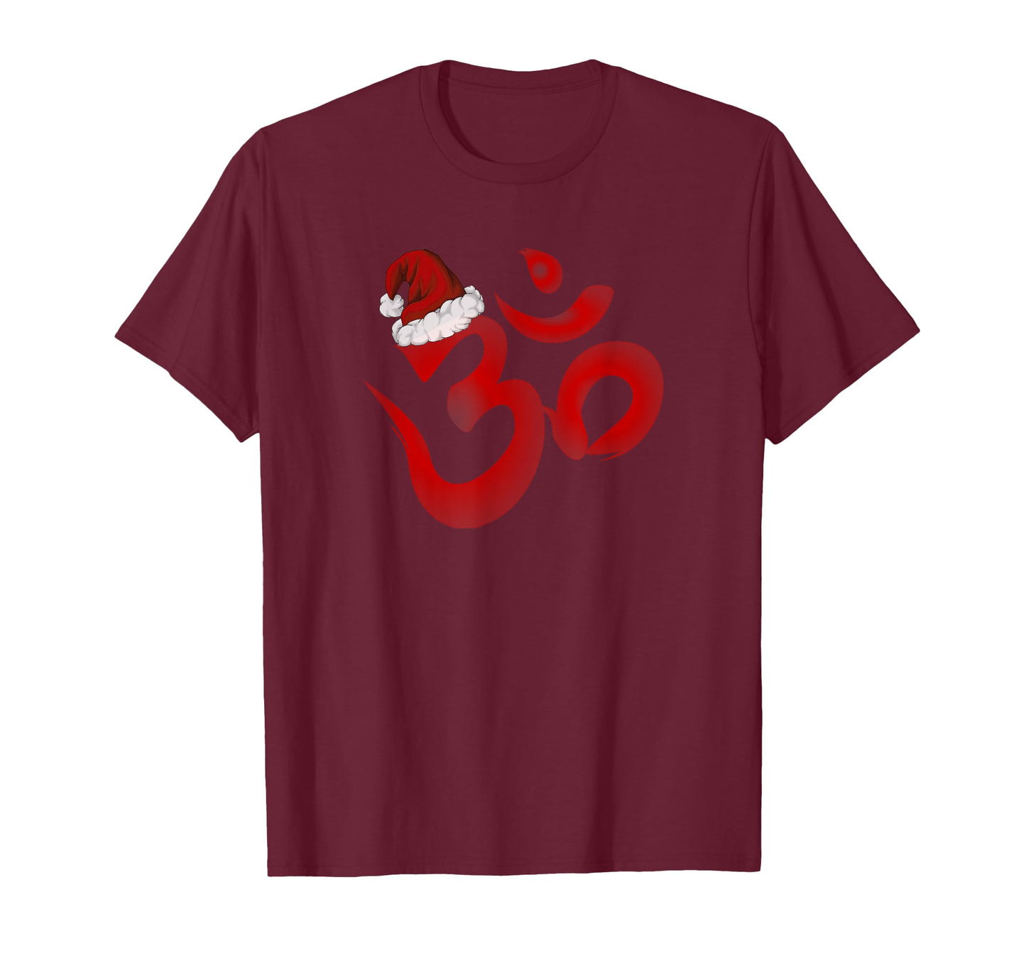 Unique Yogi Christmas OM Santa Hat Yoga Teacher Meditation Men Women Kids T-Shirt