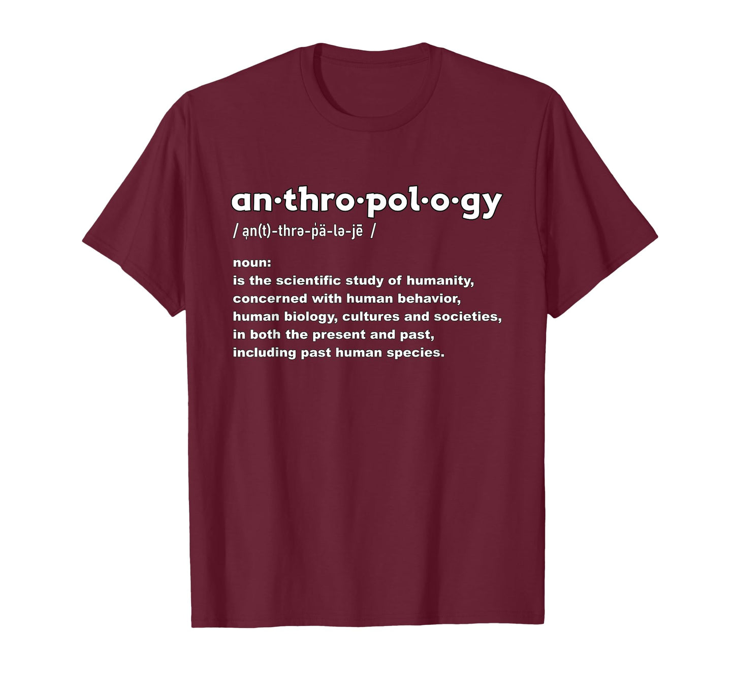 Anthropology T-Shirt Definition Human Tee Anthropologist T-Shirt