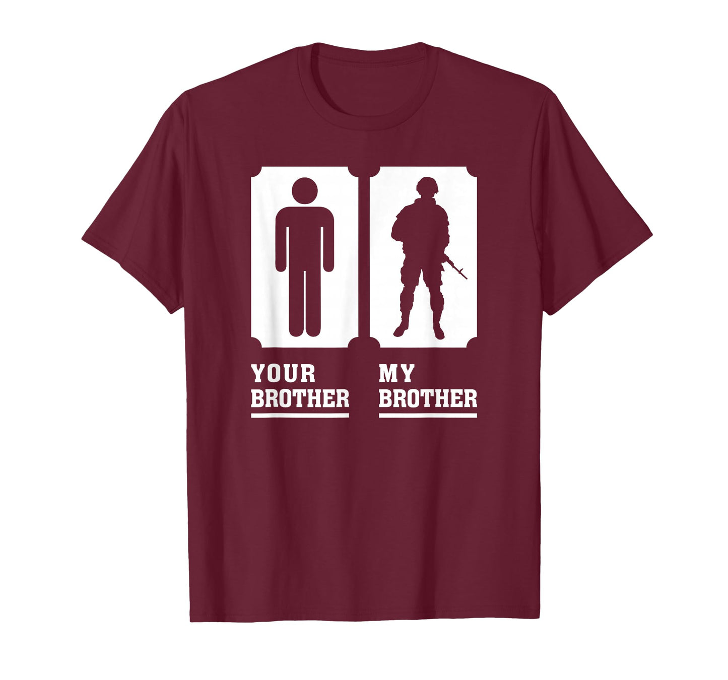 My Brother Is in Military Veteran Brother For Proud Sister T-Shirt
