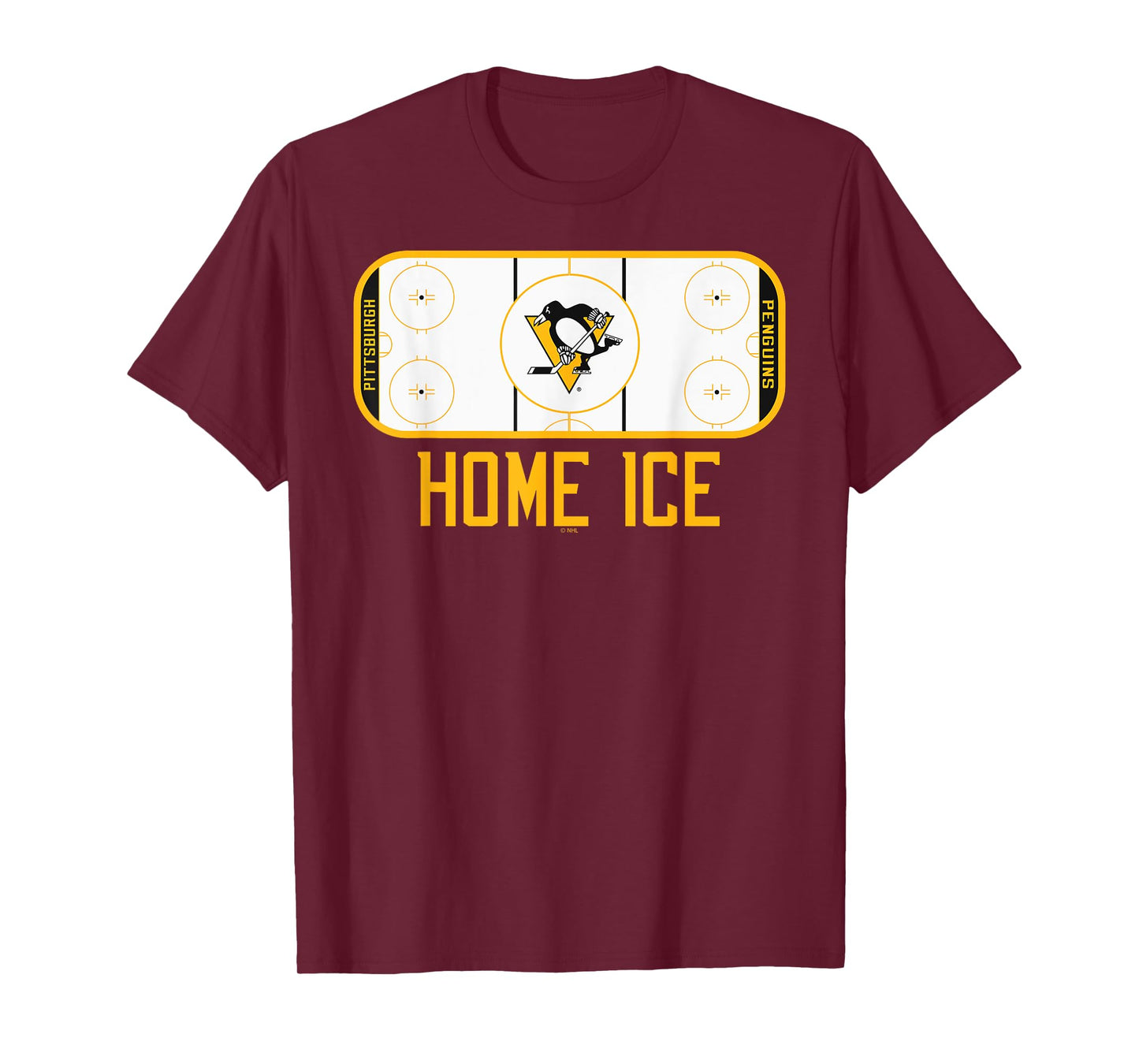 Pittsburgh Penguins Home Ice Dark Heather T-Shirt