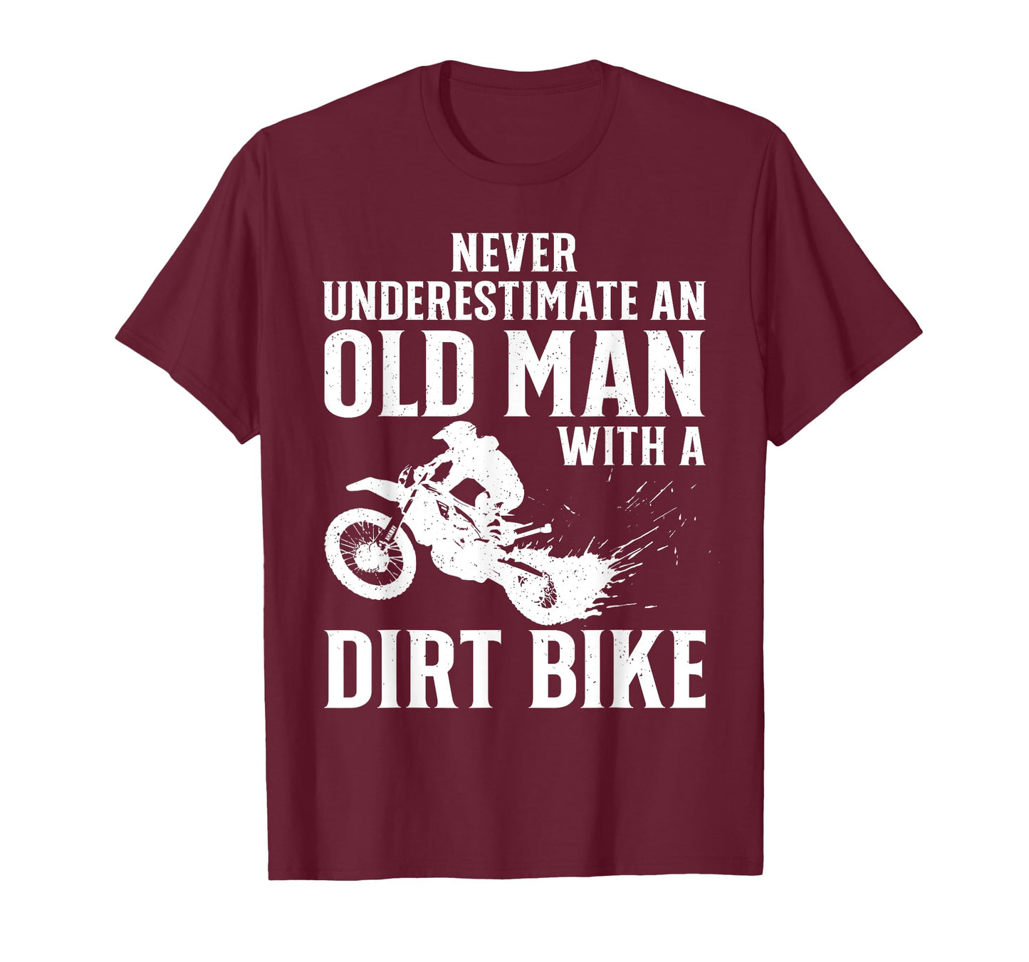 Funny Dirt Bike Art For Dirtbike Lover Men Grandpa Motorbike T-Shirt