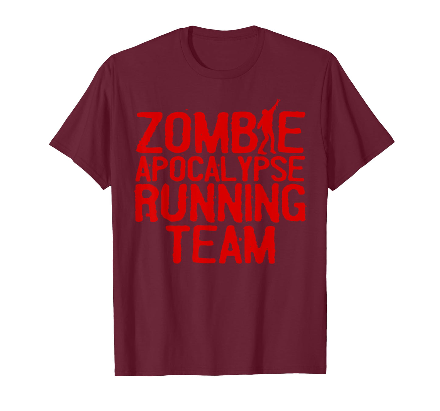 Zombie Running Design For Men Women Funny Marathon Halloween T-Shirt