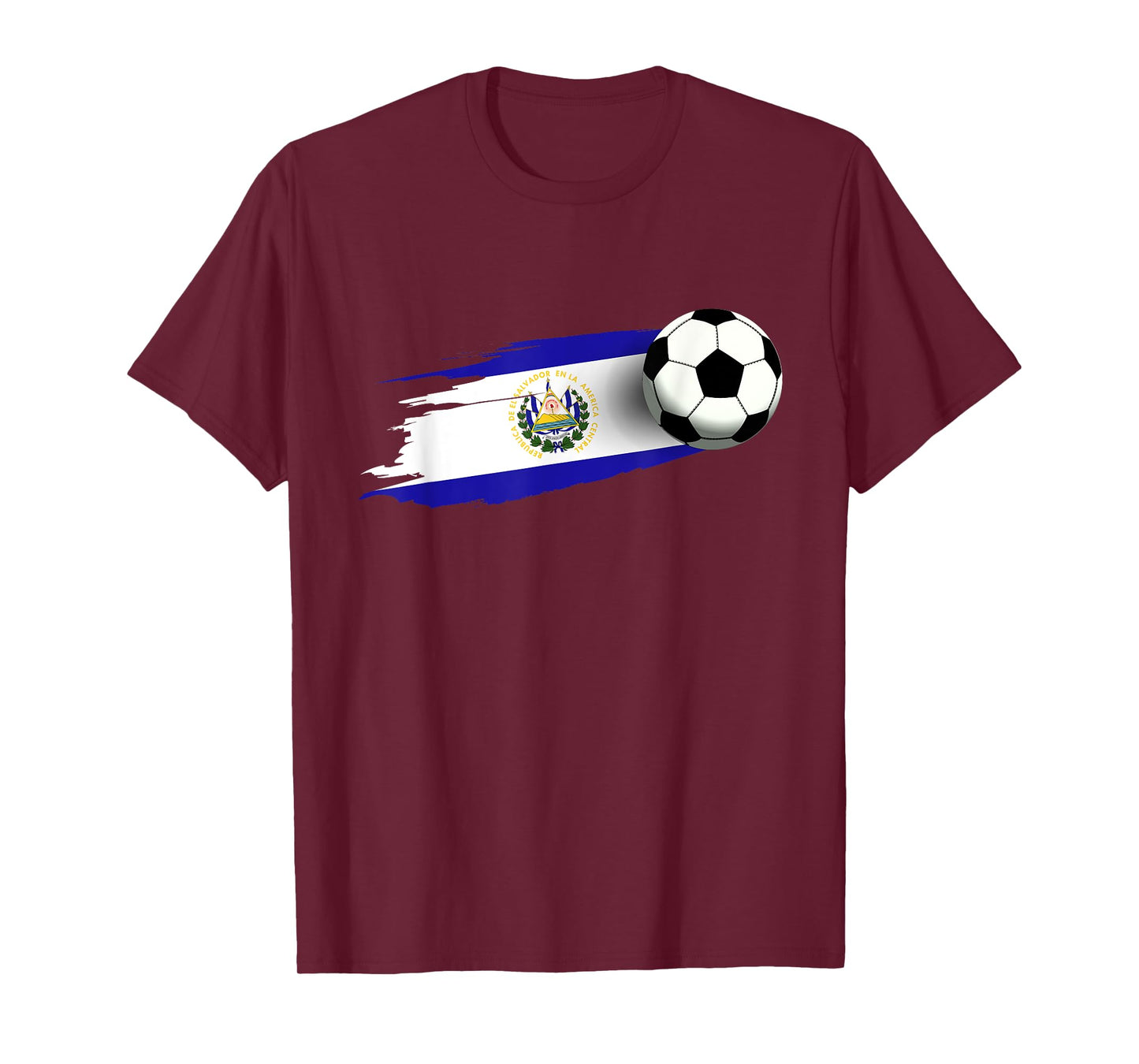 El Salvador Flag Jersey Salvadorean Soccer Team Salvadorean T-Shirt