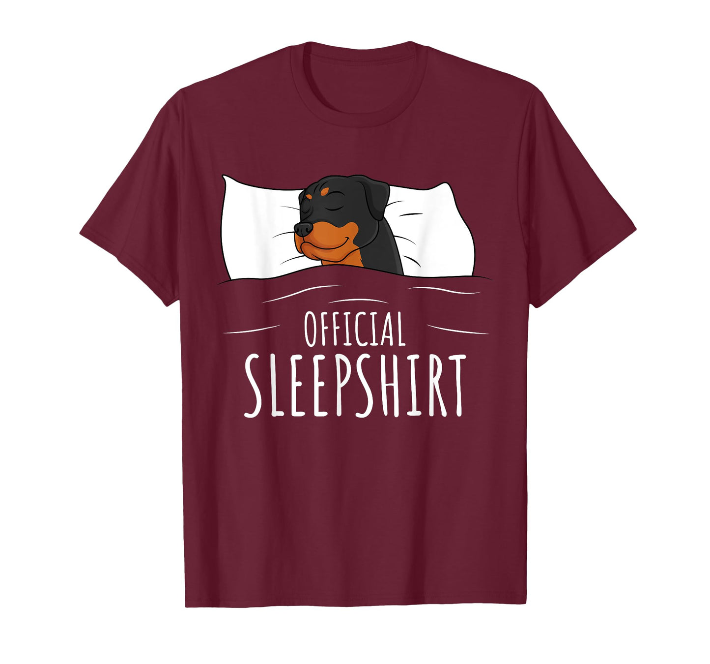 Rottweiler Dog Apparel & Gift Ideas Unisex-Adults & Kids Rottie Official Sleepshirt T-Shirt