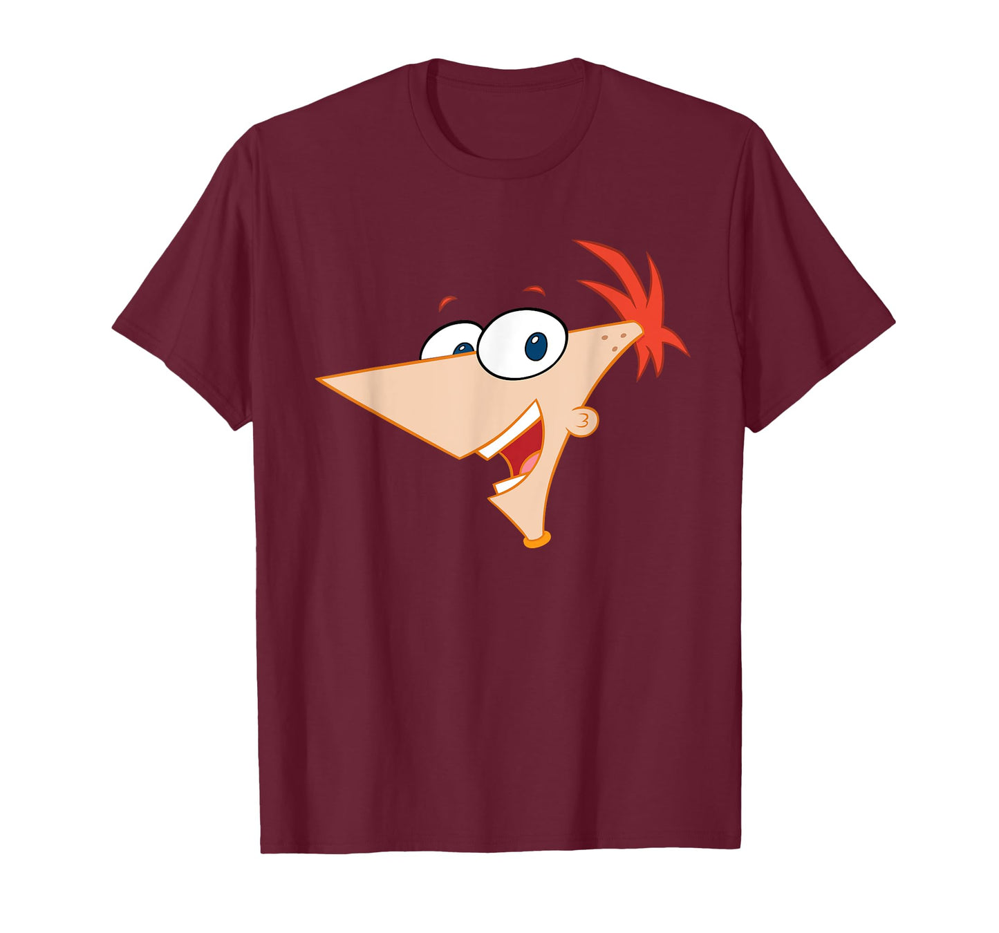 Disney Phineas and Ferb Big Face Phineas Costume T-Shirt