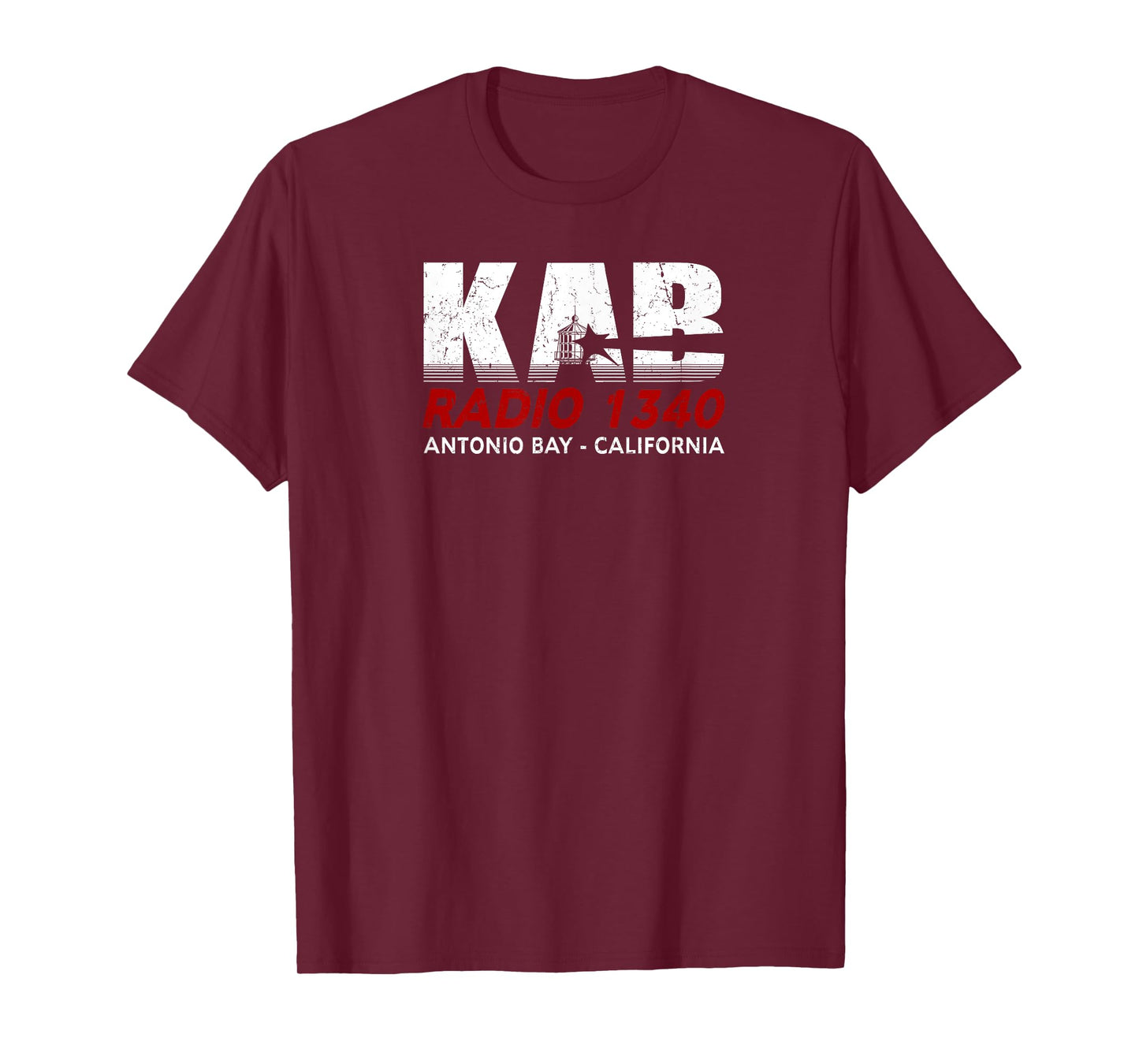 Dereliction of duty Unisex-Adults KAB Radio 1340 Antonio Bay - Pre-distressed - The Fog T-Shirt